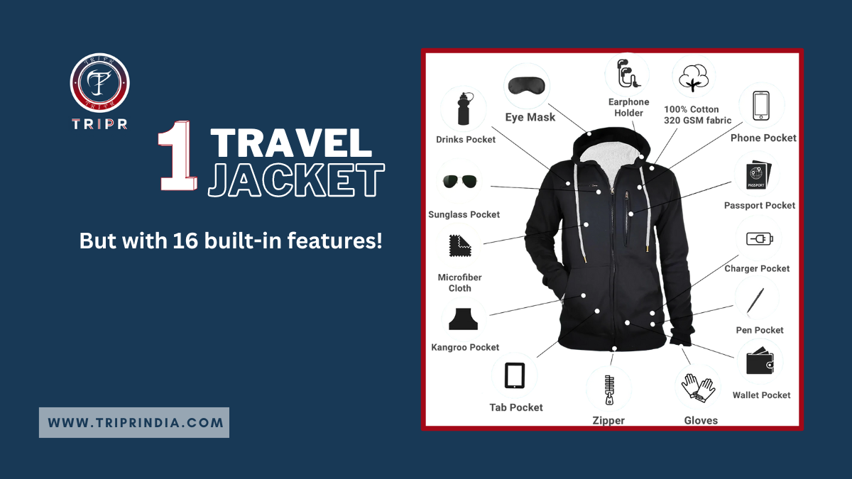 Shop for the Best Travel Jacket Online TRIPR