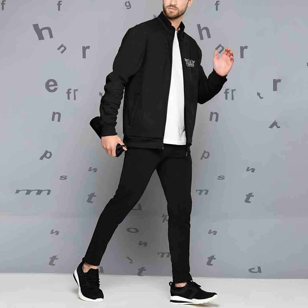 Men Black Casual Jacket