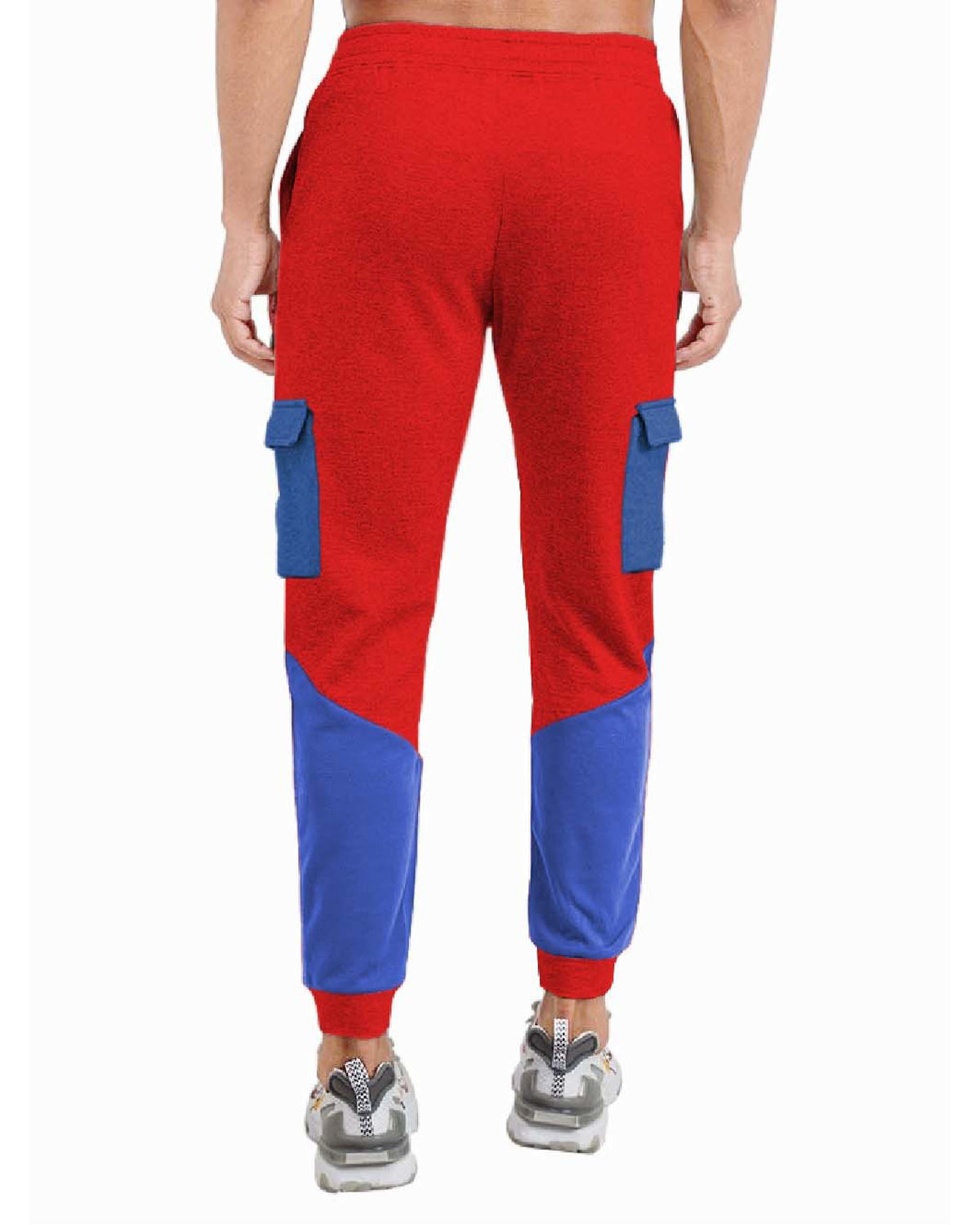 Mens Red Cargo Jogger