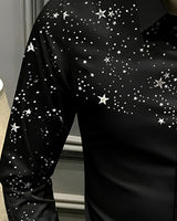 Star Printed Party Wear Shirt