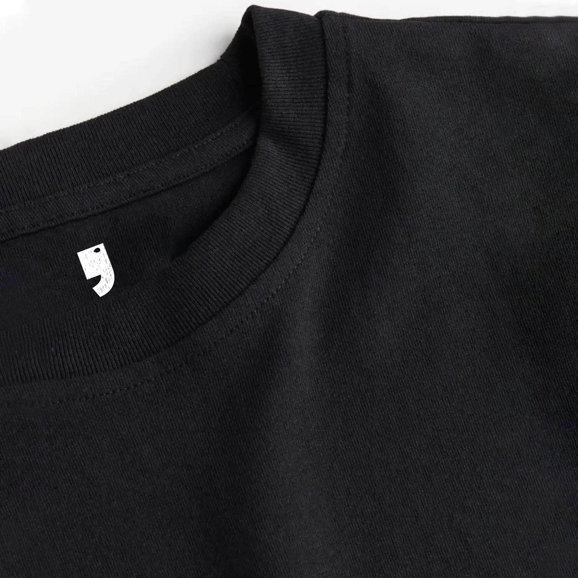 Mens Black 'HI' Graphic Printed Oversized T-Shirt Black