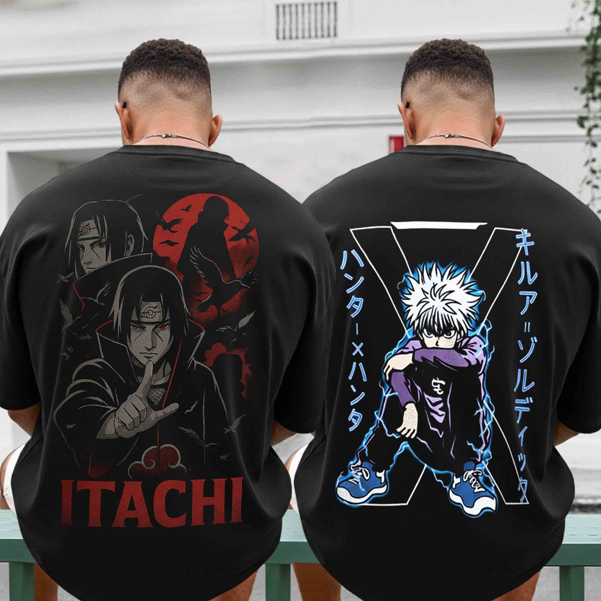 Pack Of 2 Graphic Printed Oversized Tshirts Combo - 15 Variants