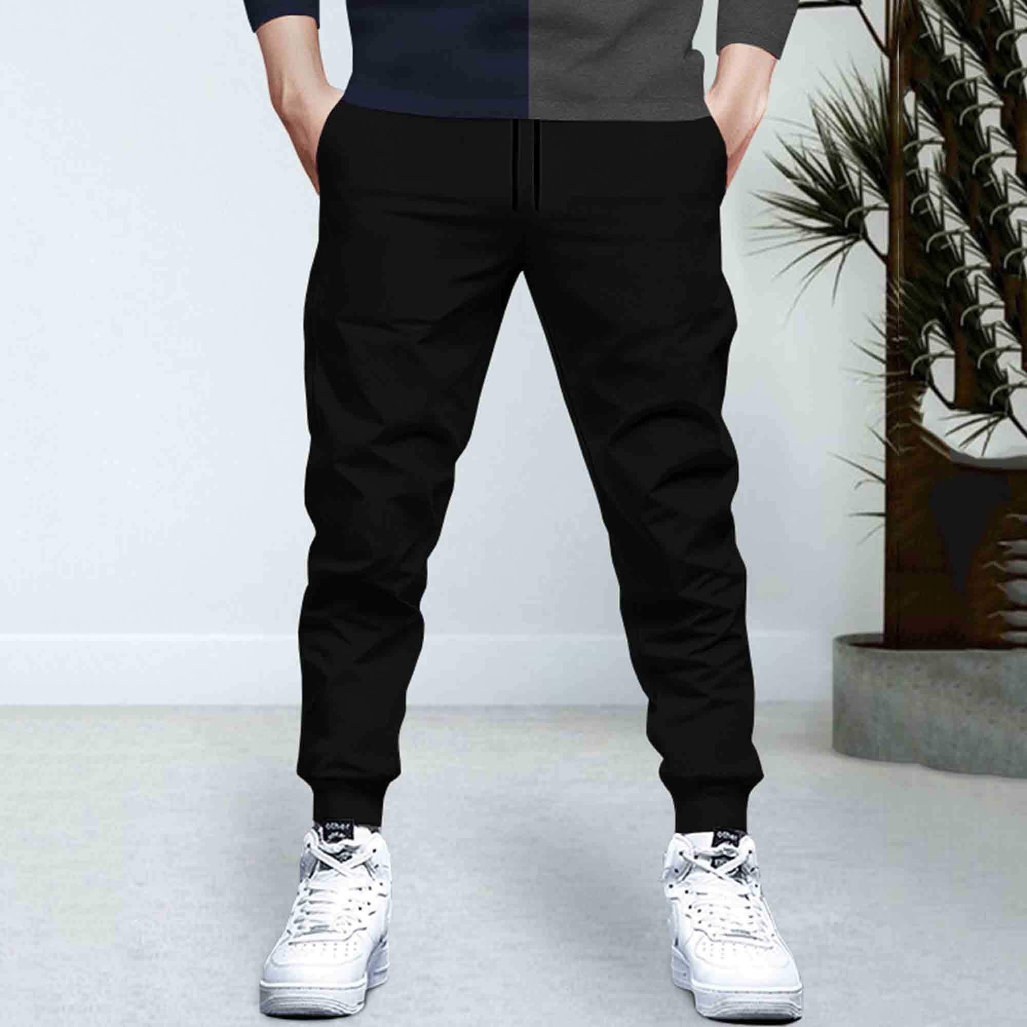 Dual Color Navy & Darkgrey T-shirt With Grey Matching TrackPant Hoodie Tracksuit
