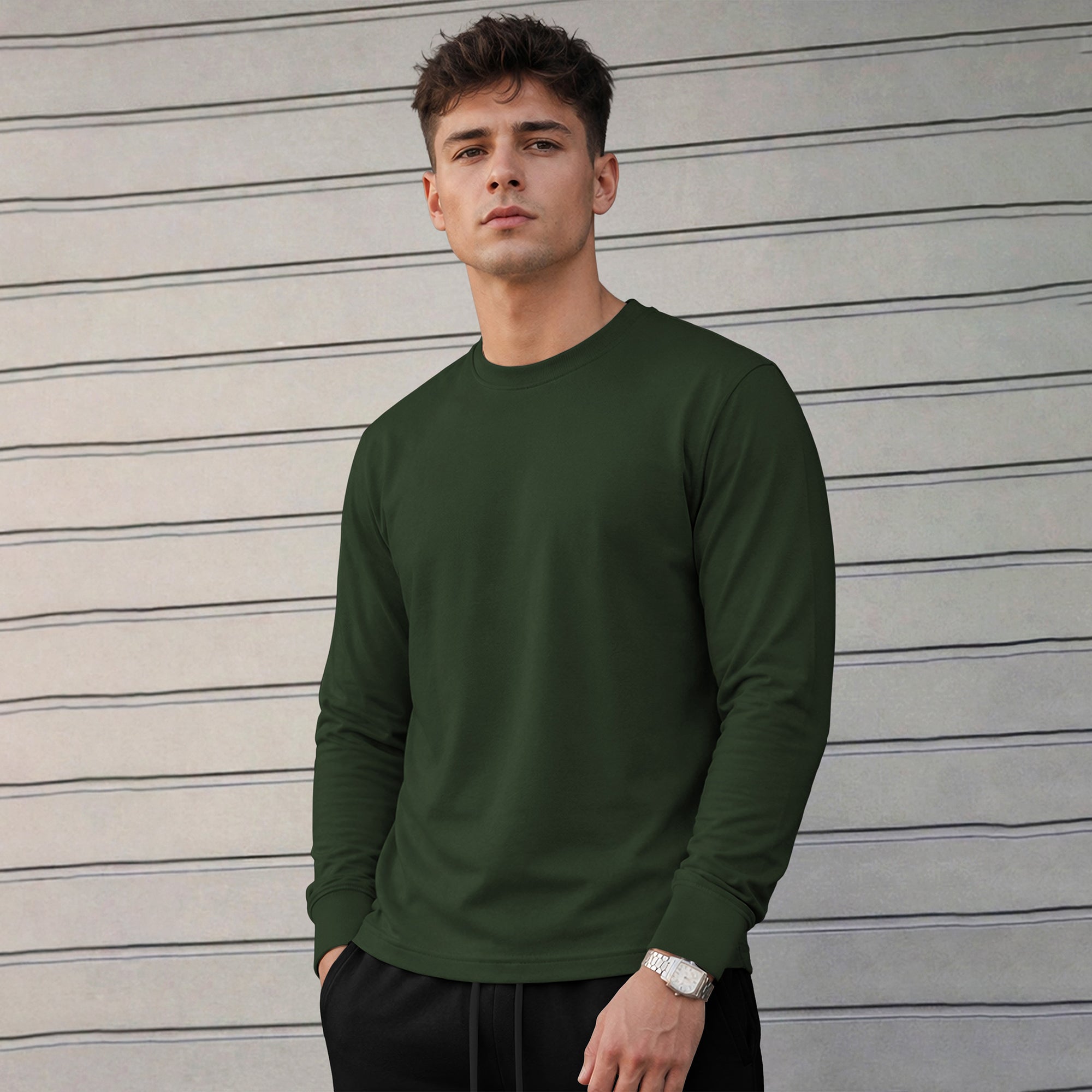 Olive Green T-shirts For Men