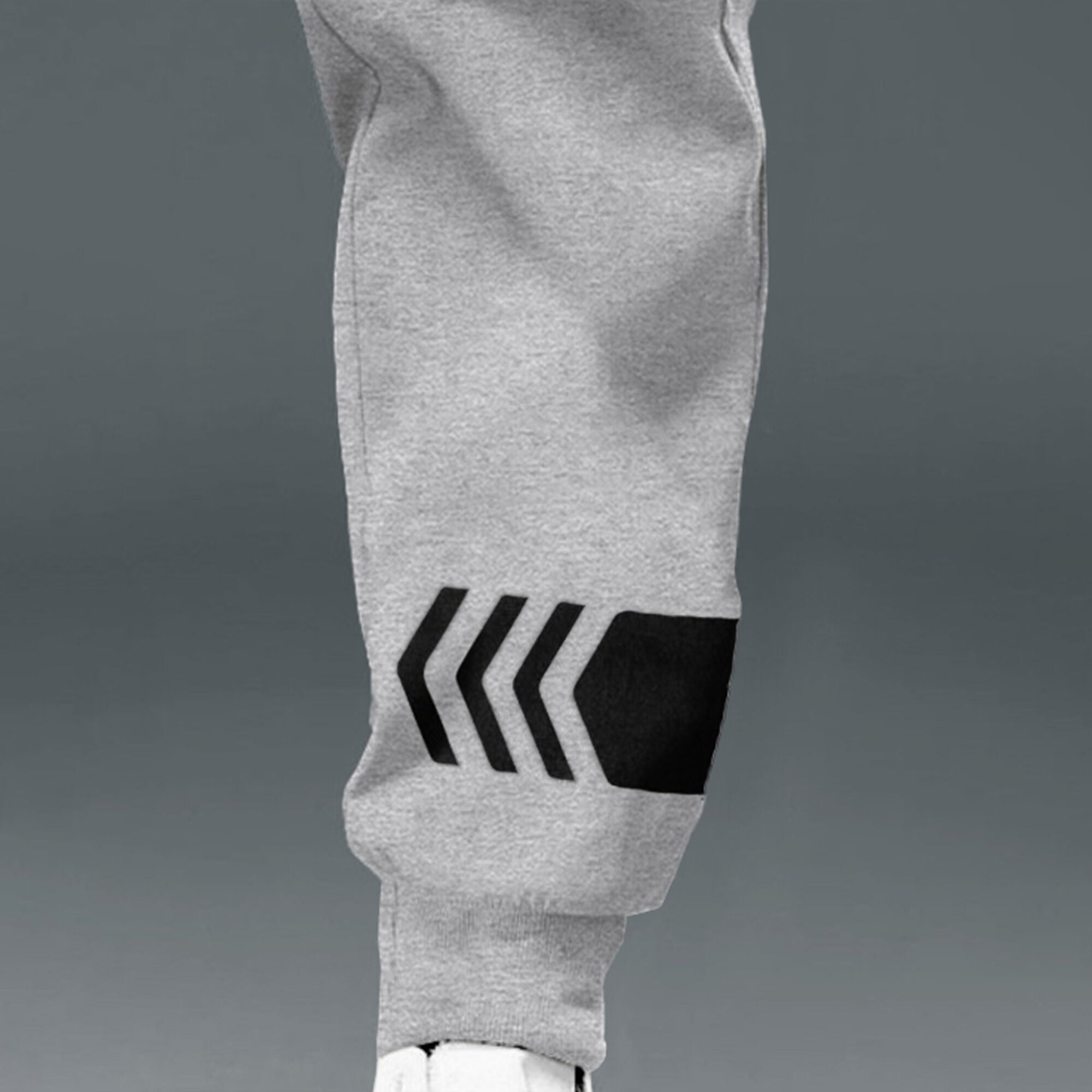 Men Grey Printed Cargo Jogger