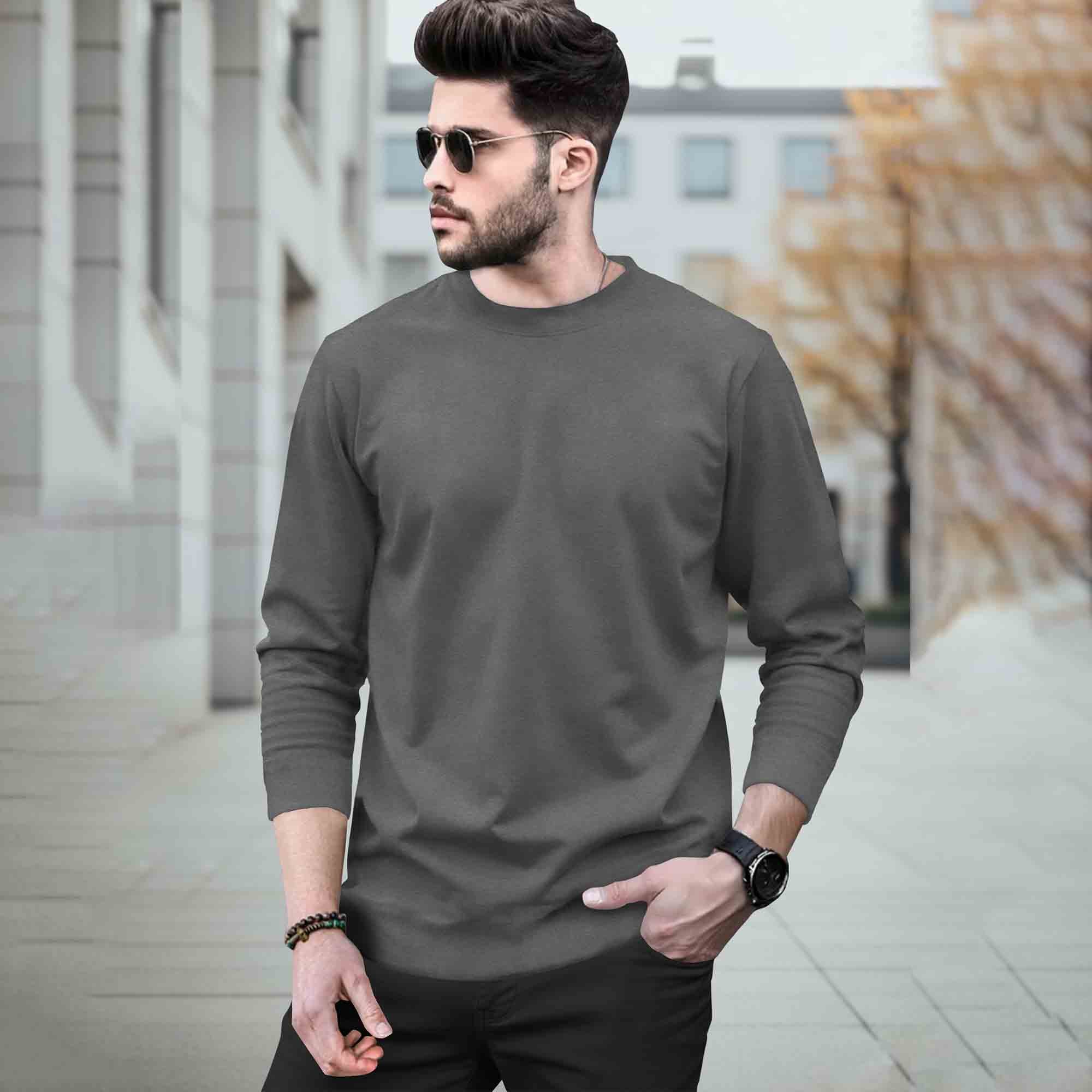 Men Grey T-shirts