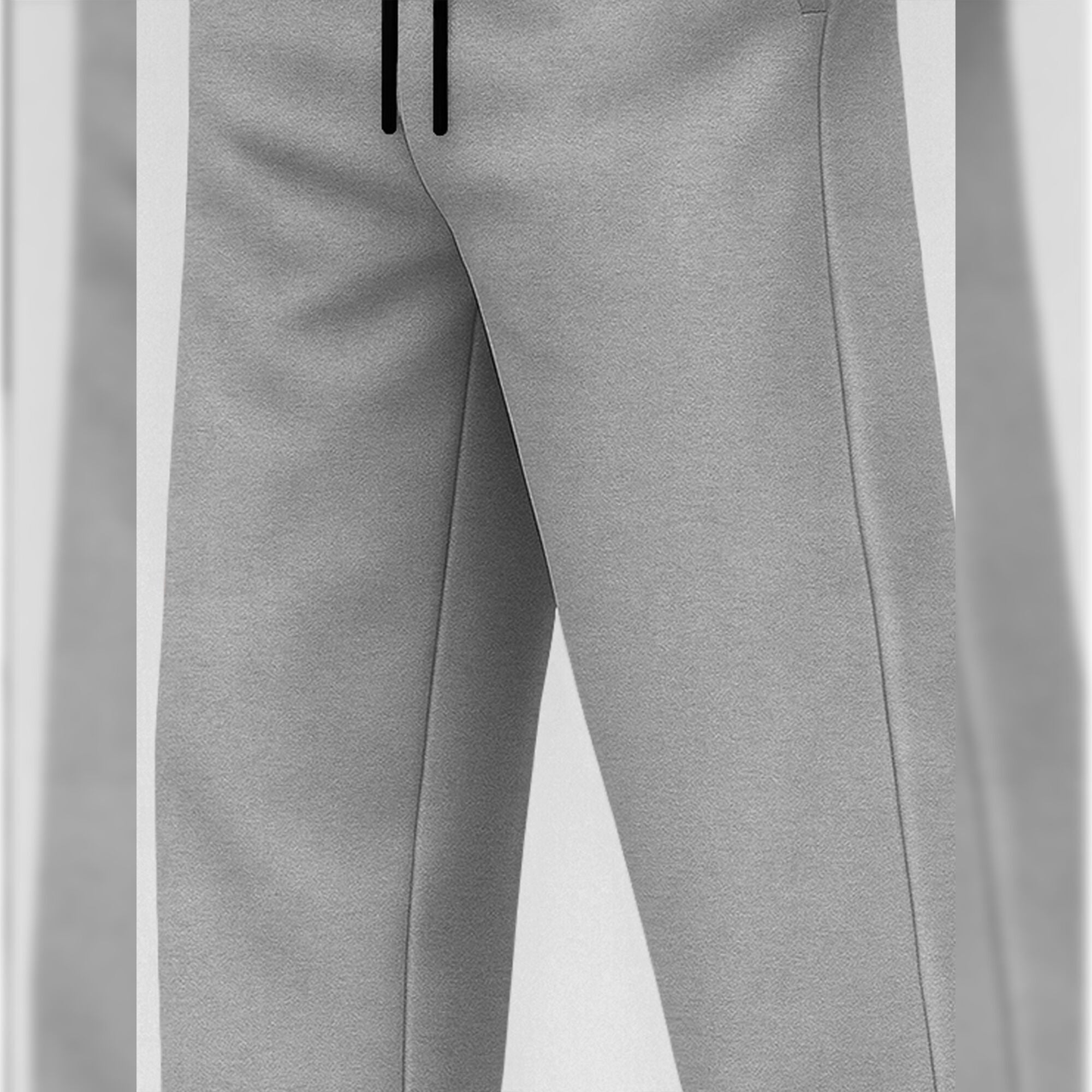 Plain Loose Fit Baggy Cargo Grey