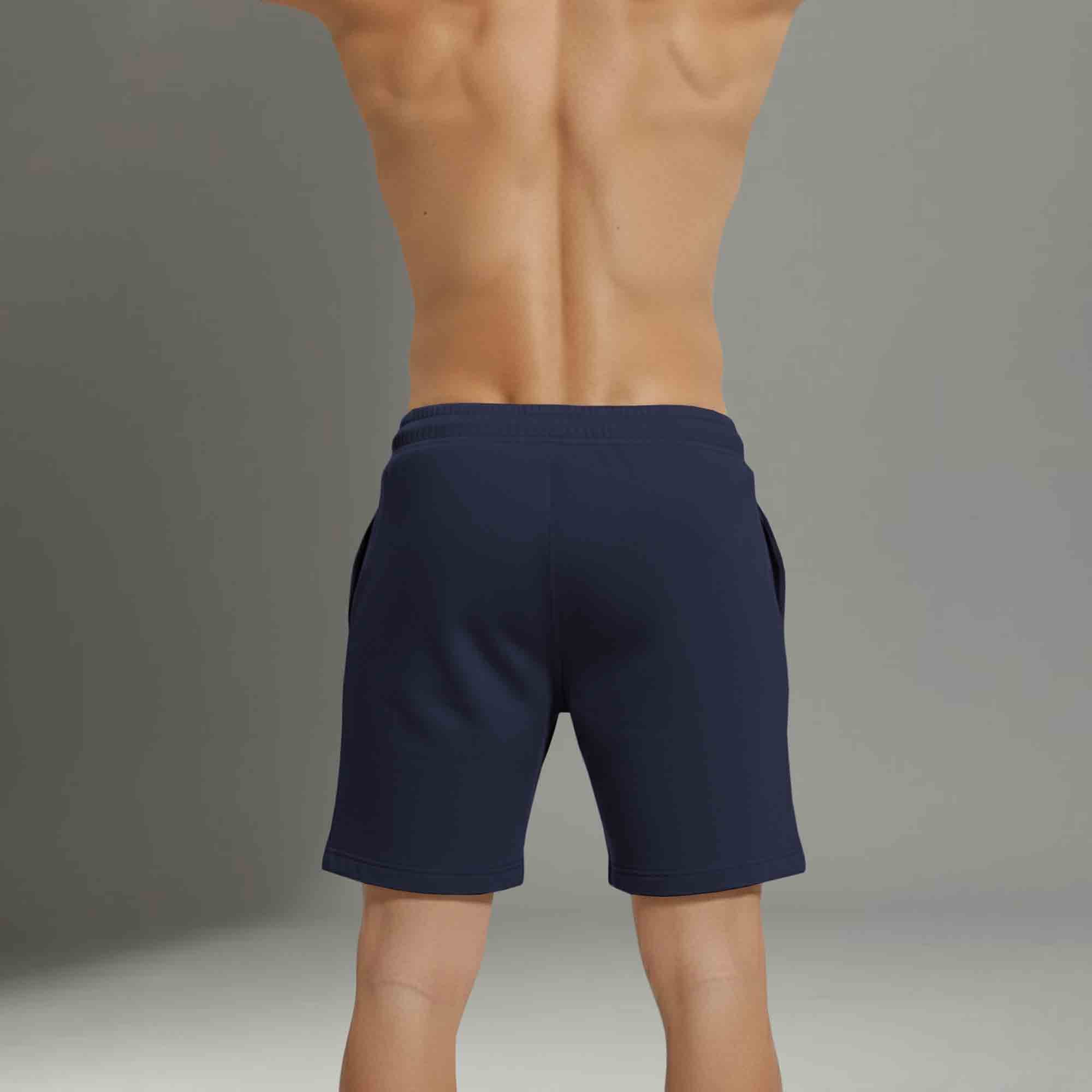 Men Blue Printed Regular Shorts