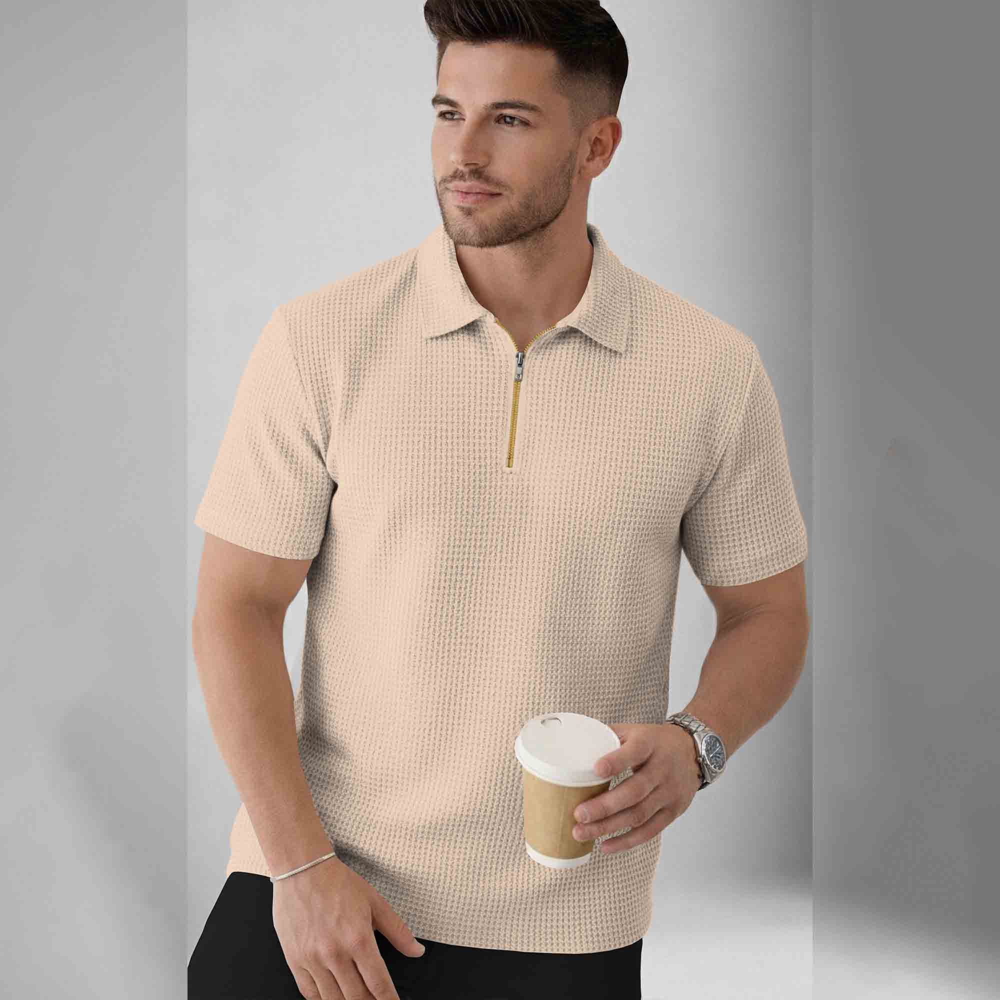 Men Polo T-Shirts : Plain Color