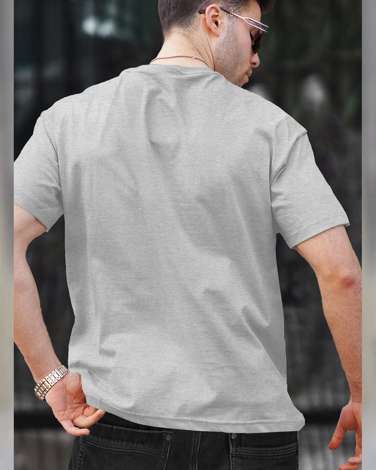 Mens Half Sleeve Plain Round Neck Multicolor T-shirts (Pack Of 4)