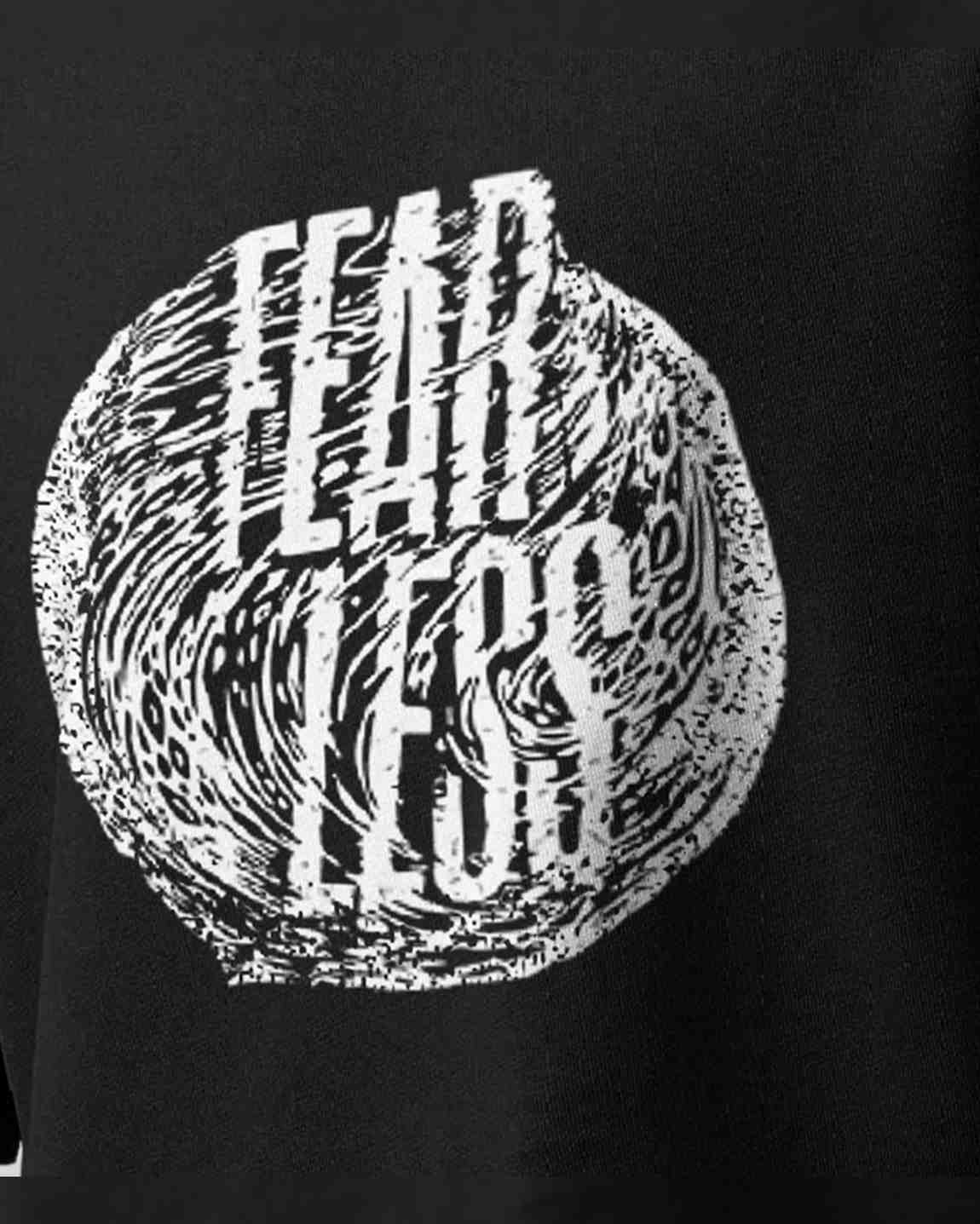 (Pack Of 2) Men Printed Black Oversized T-shirts