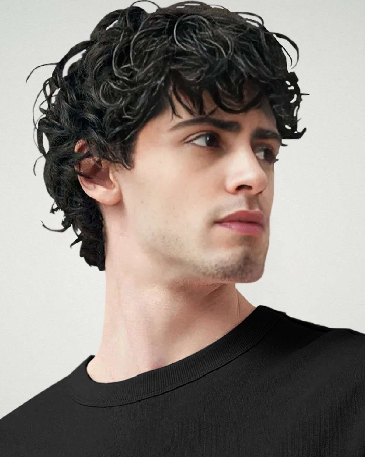 (Pack Of 2) Men Printed Black Oversized T-shirts