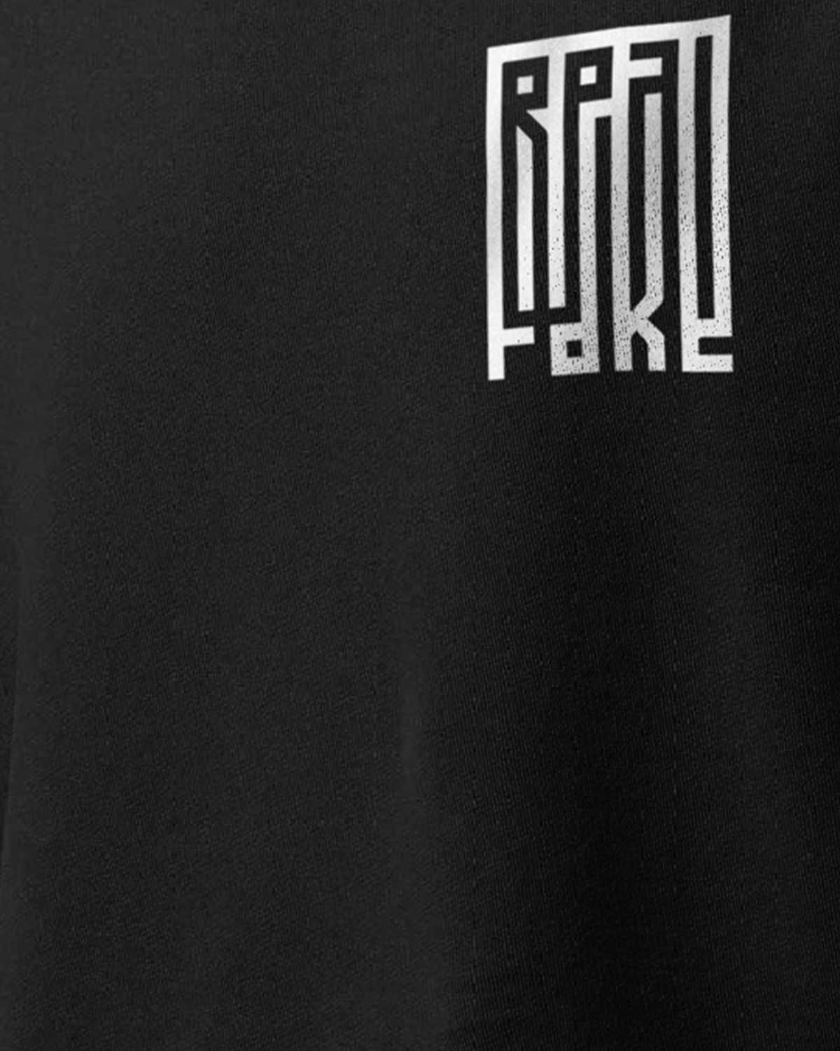 (Pack Of 2) Men Printed Black Oversized T-shirts