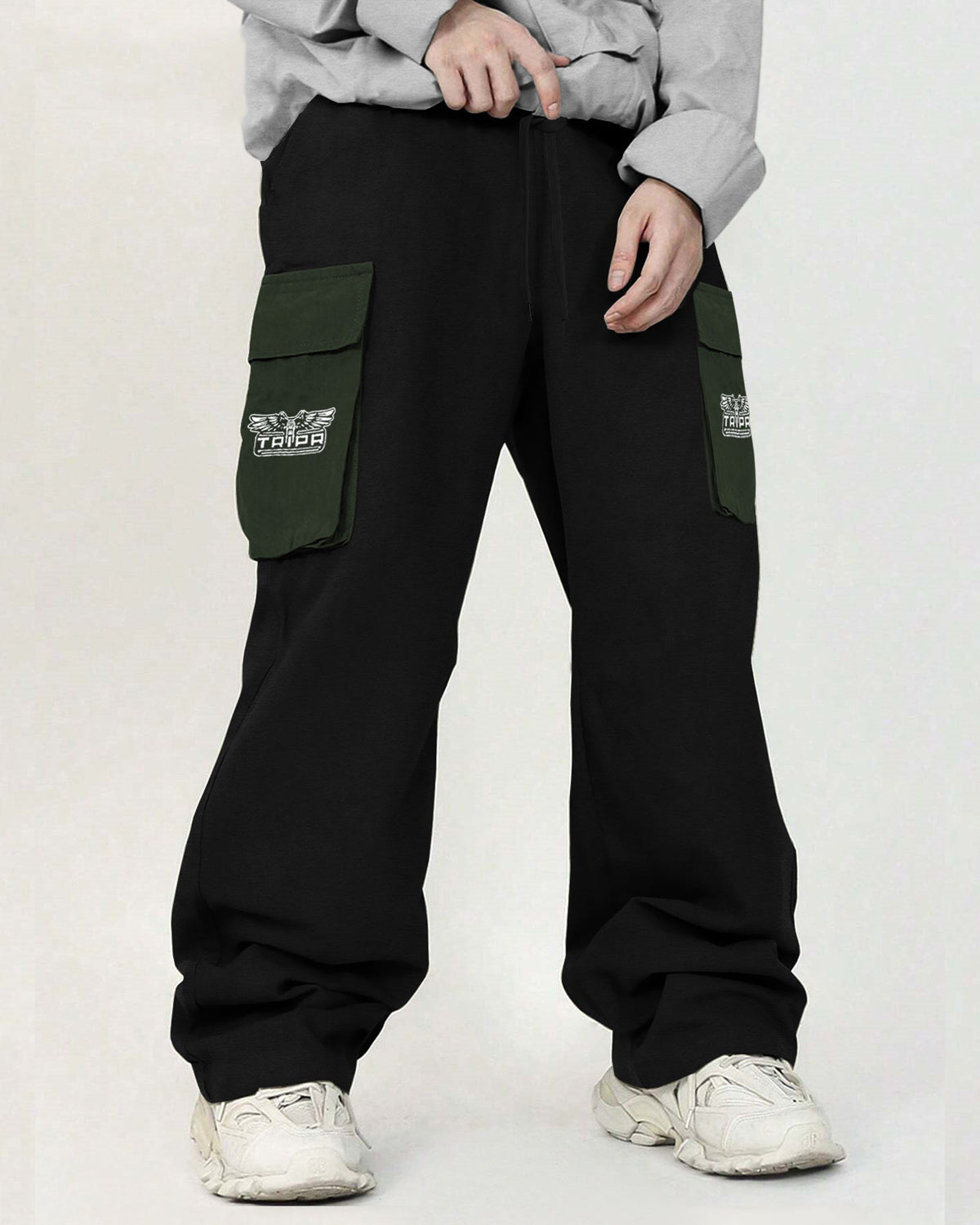 (6 Variants) Baggy Style Oversized Fit Cargo Joggers For Men