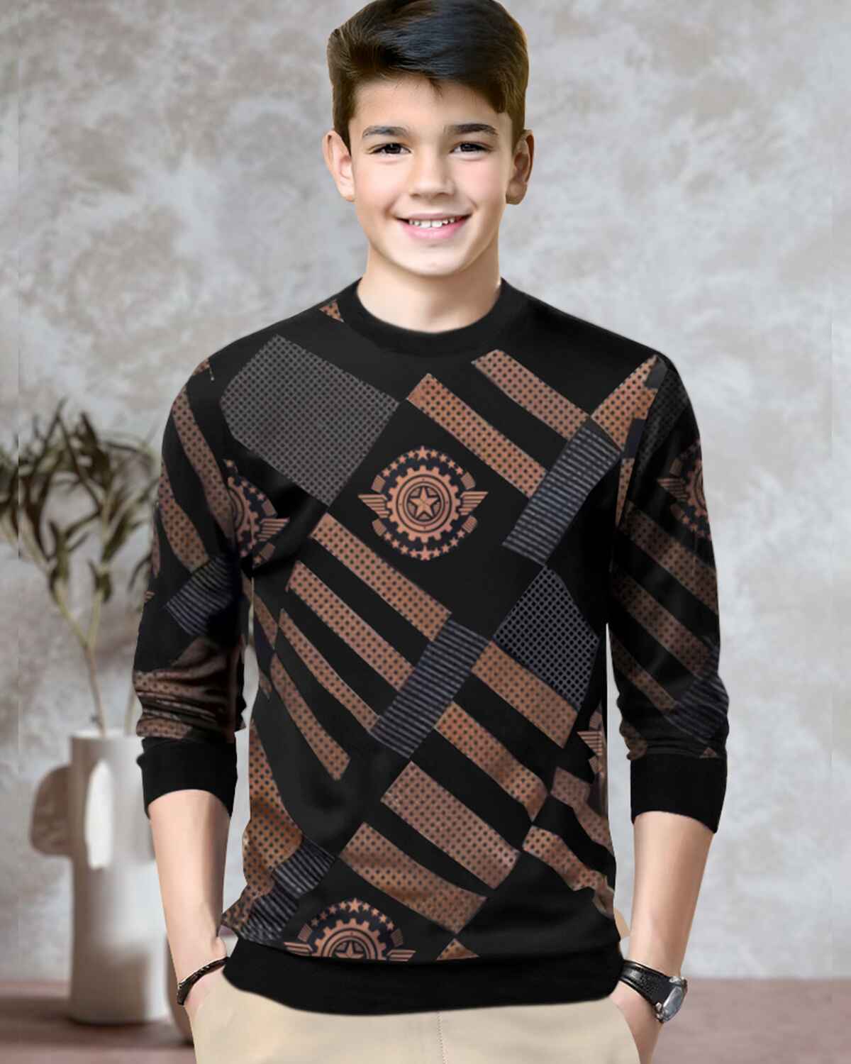 Boys Trendy Printed Half & Full Sleeve Tshirts - 17 Variants