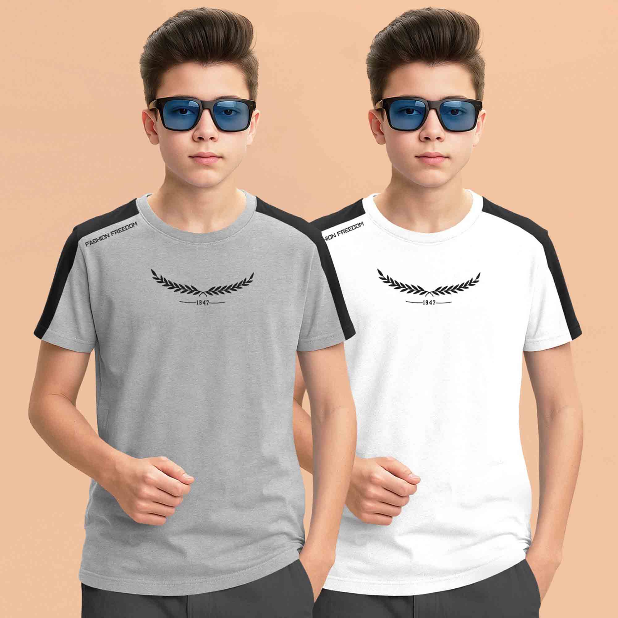Boys Combo Pack Half Sleeve Printed Tshirts - 17 Variants
