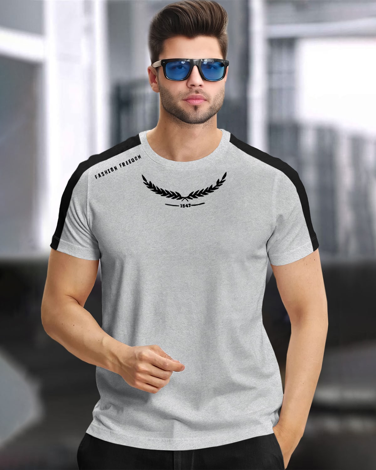 Men Grey T-shirts