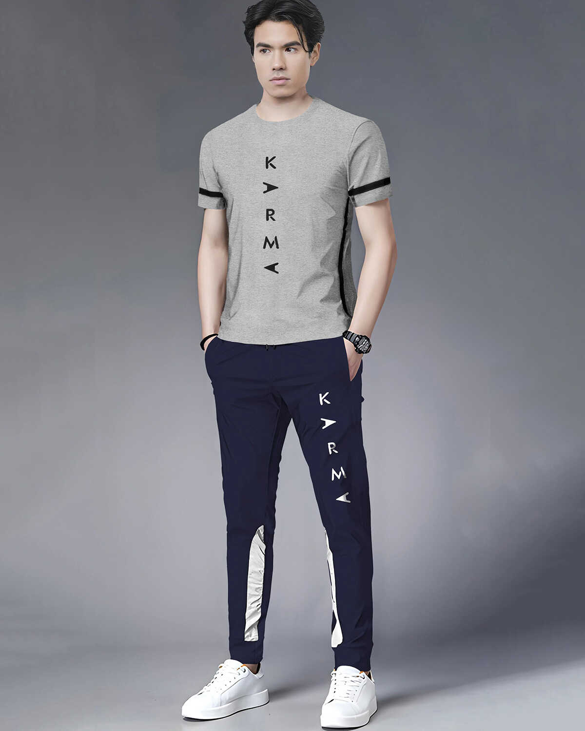 Out Fit Sets For Men Printed Tshirt & Printed Trackpants 21 Variants