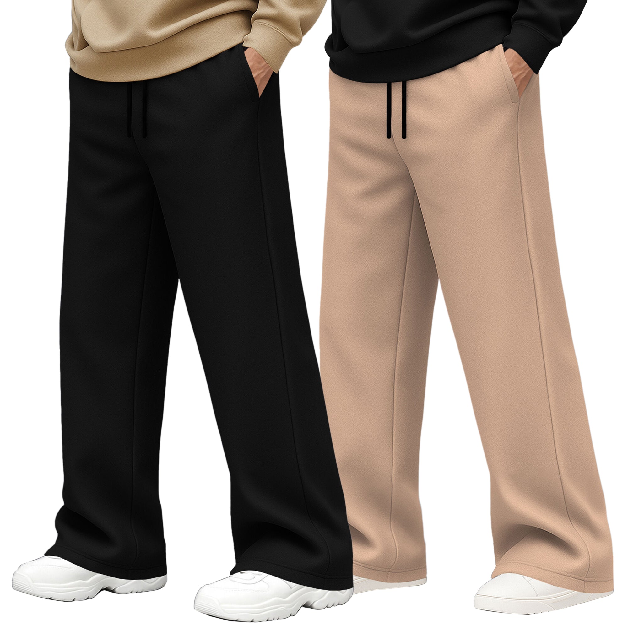 Baggy Track Pants Combo