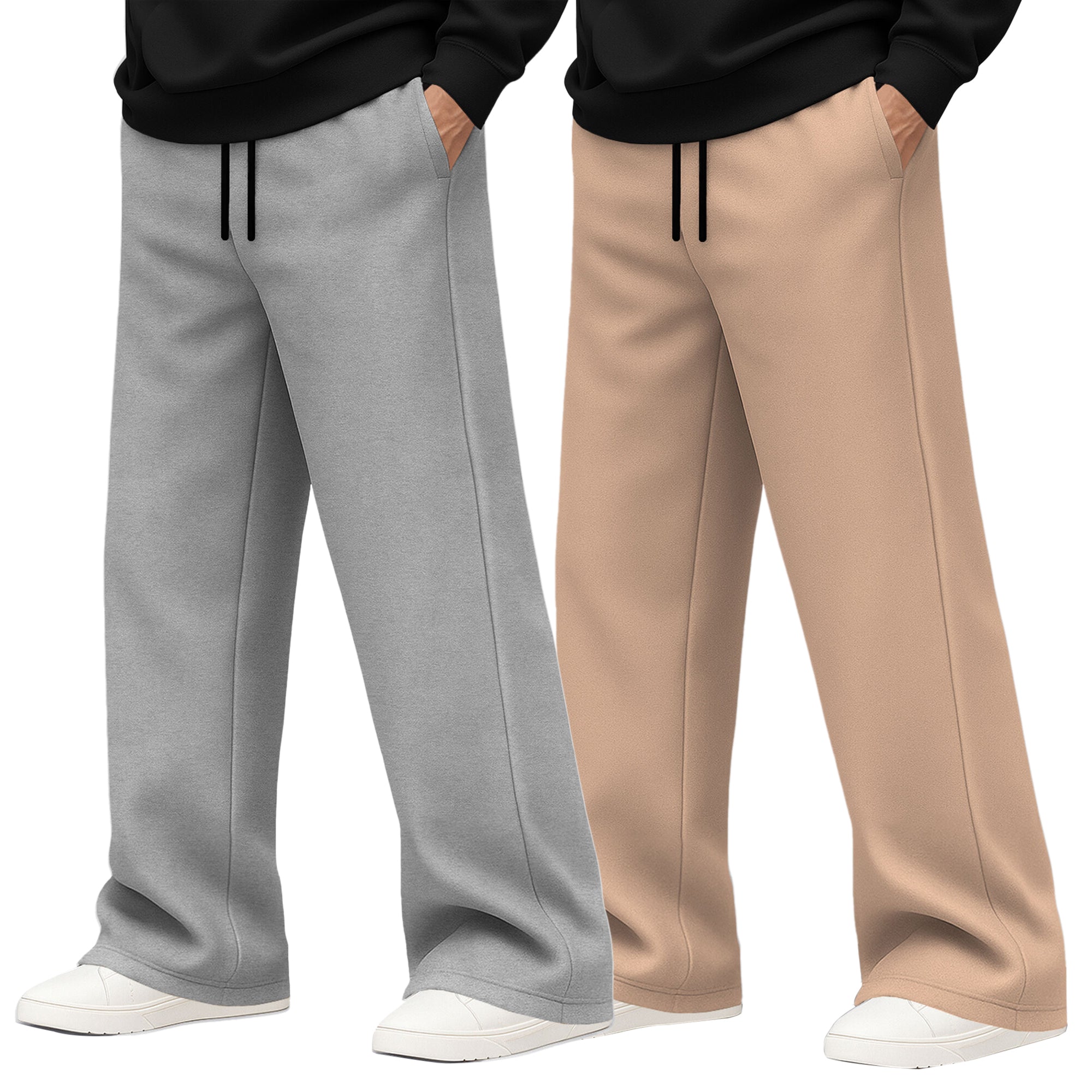Baggy Track Pants Combo