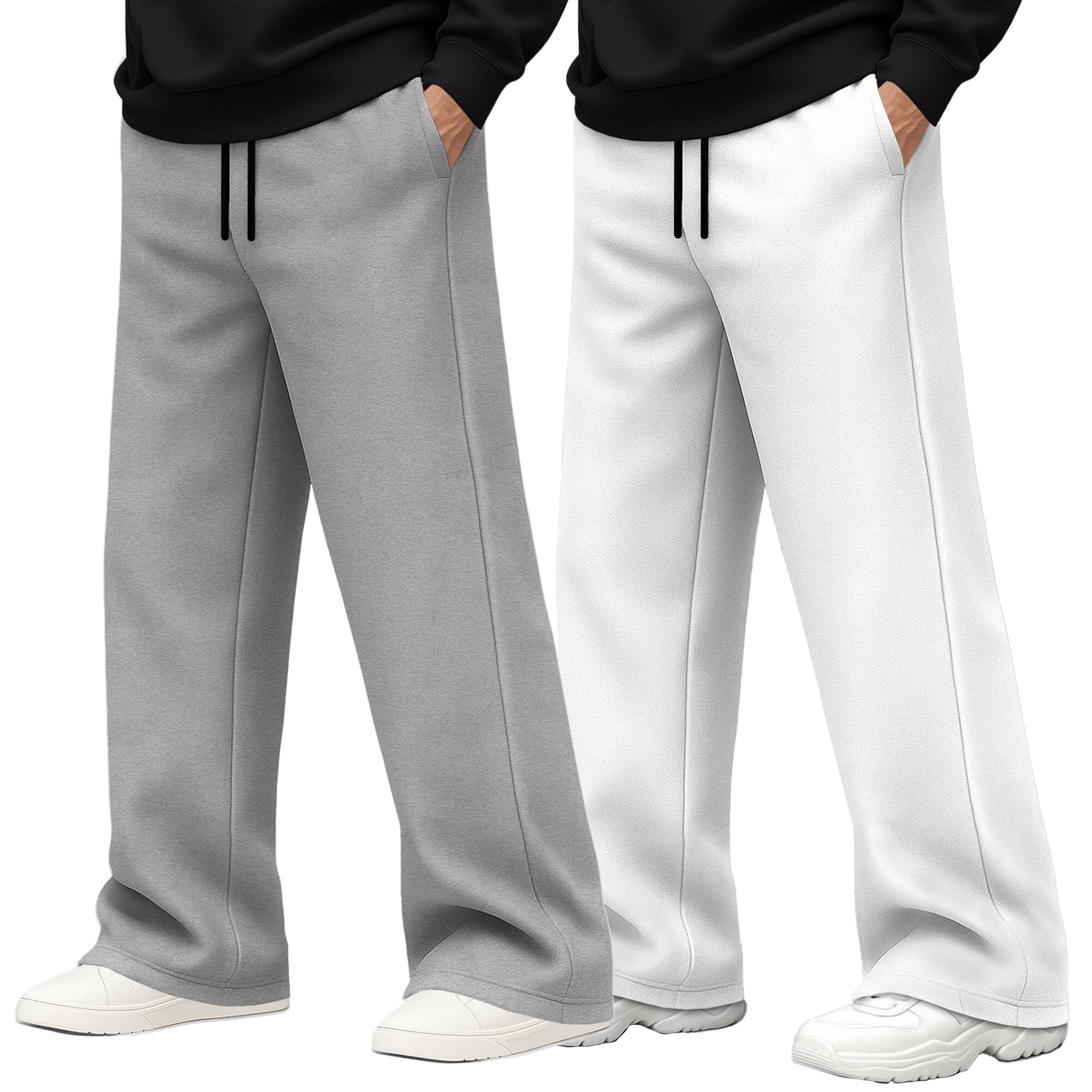 Baggy Track Pants Combo