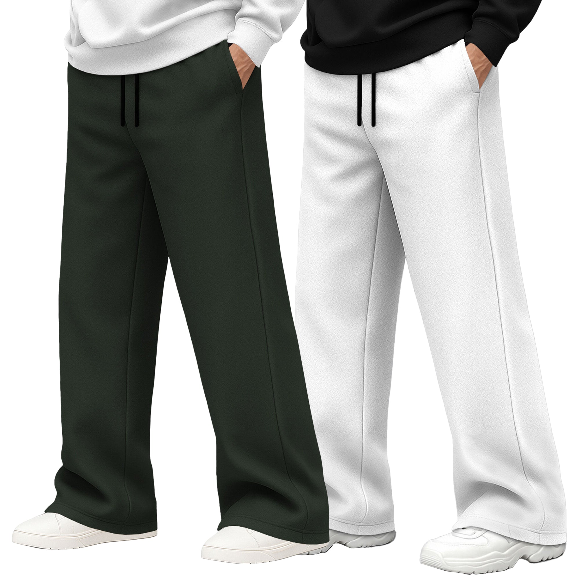 Baggy Track Pants Combo