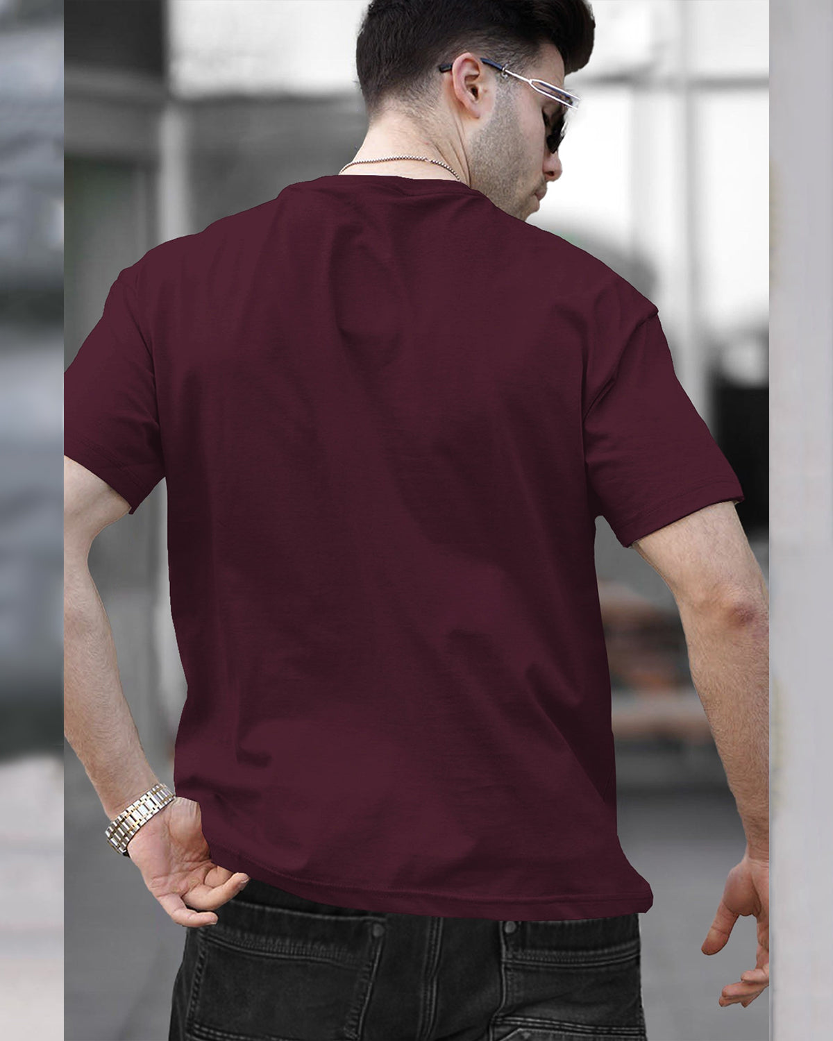 Mens Round Neck Half Sleeve T-shirts (Pack Of 4)