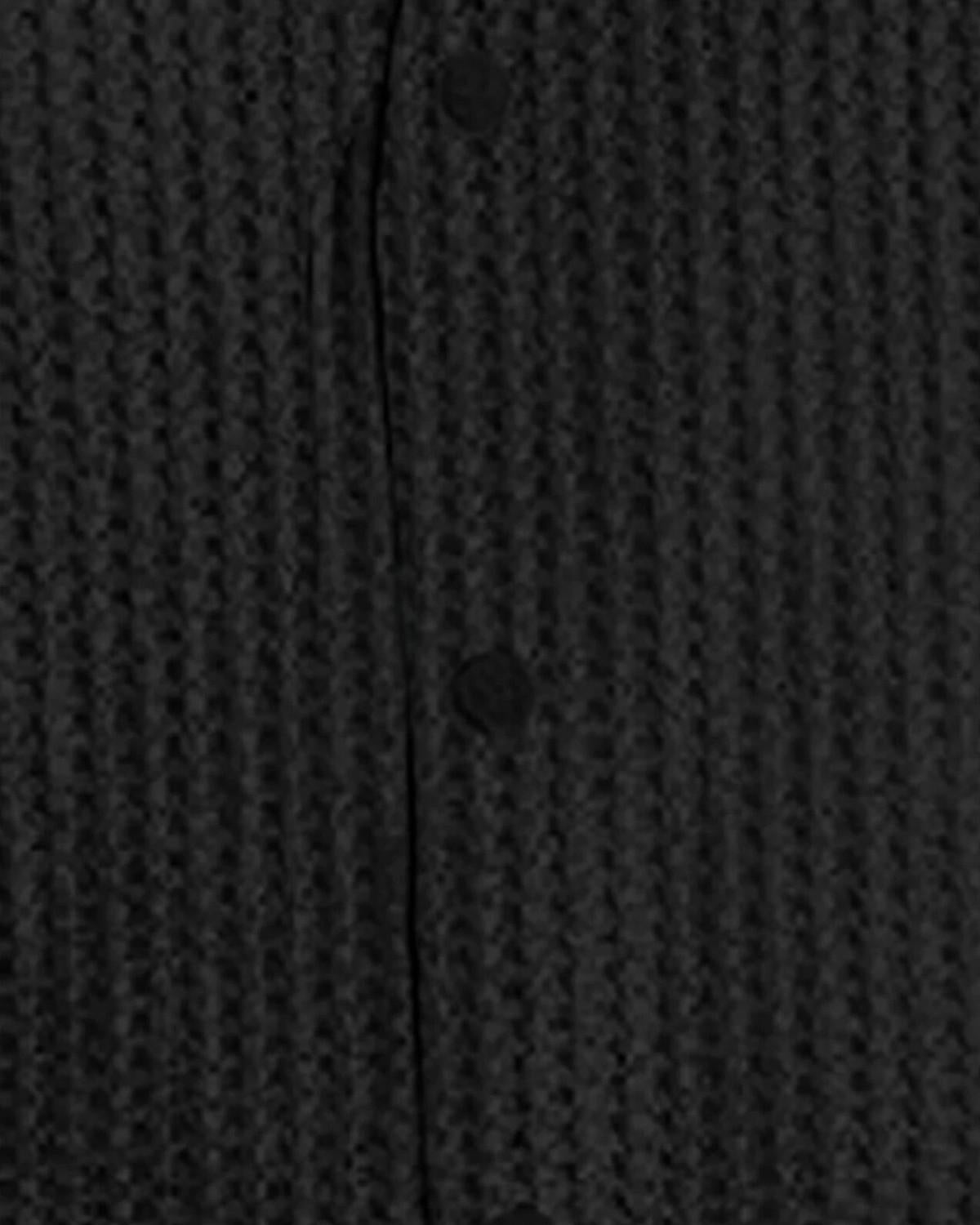 (Pack Of 2) Half Sleeve Plain Maroon & Black Waffle Shirts