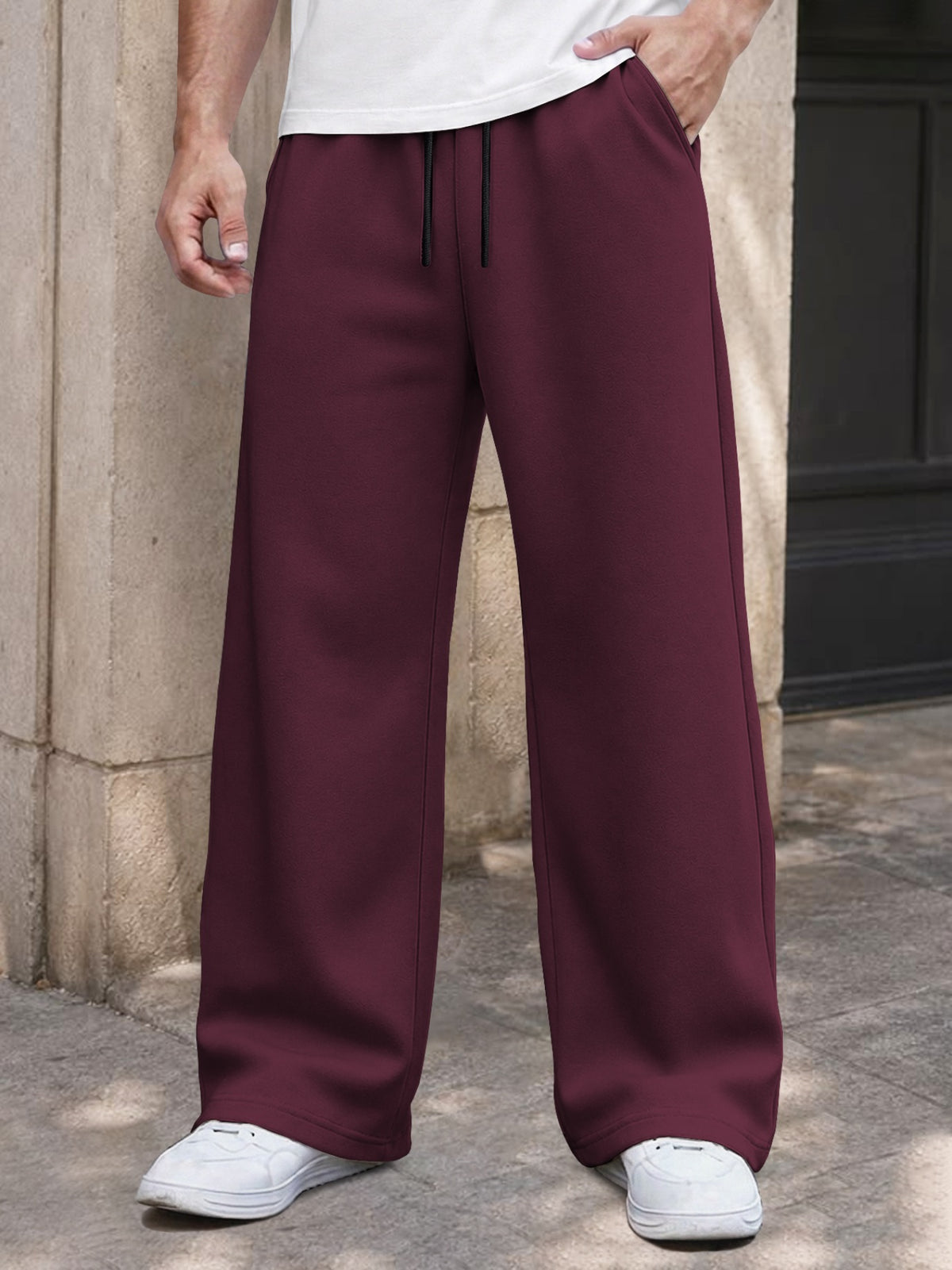 Men Plain Baggy Track Pants - 9 Color Variants