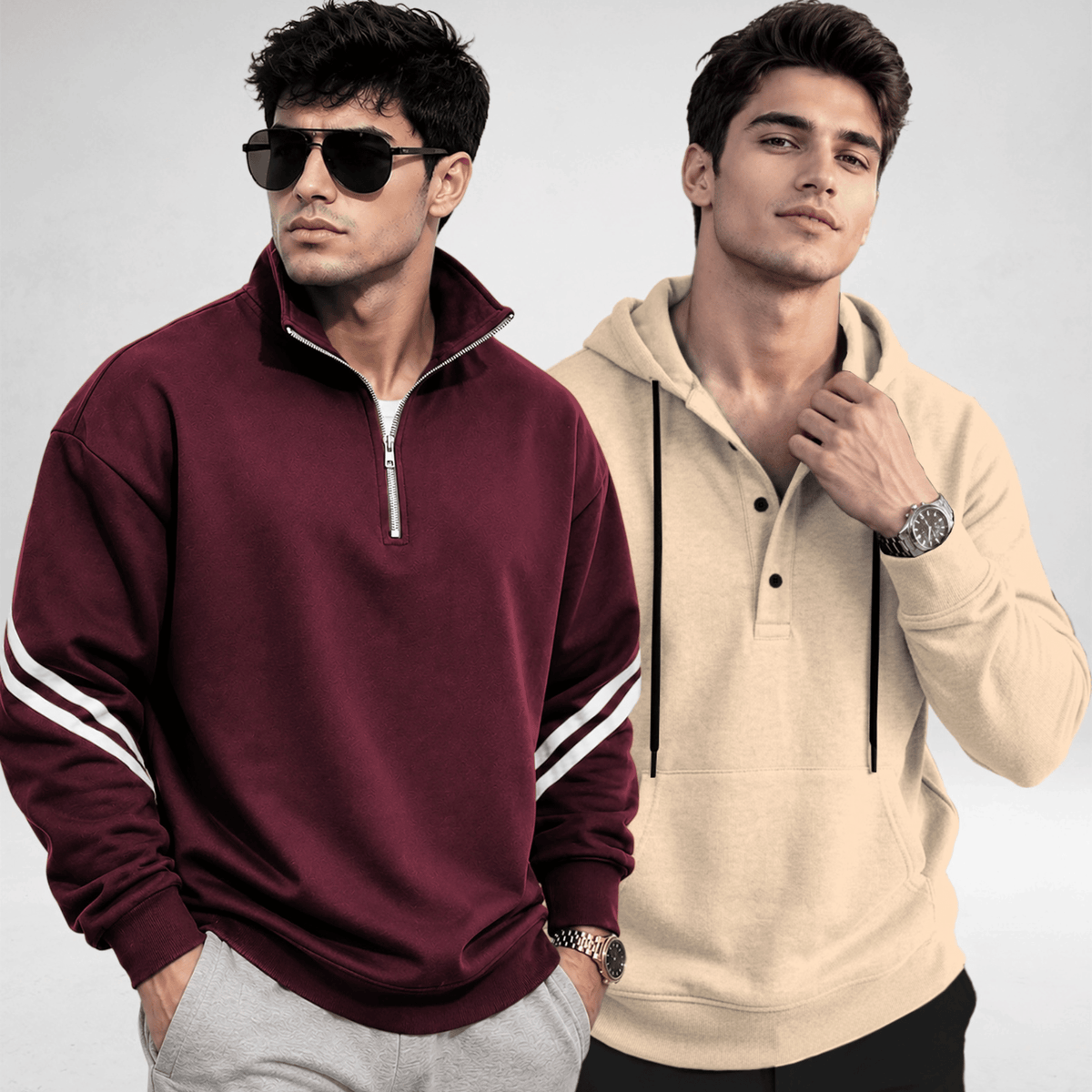 Mens Multi Variants Winter Sweathirts