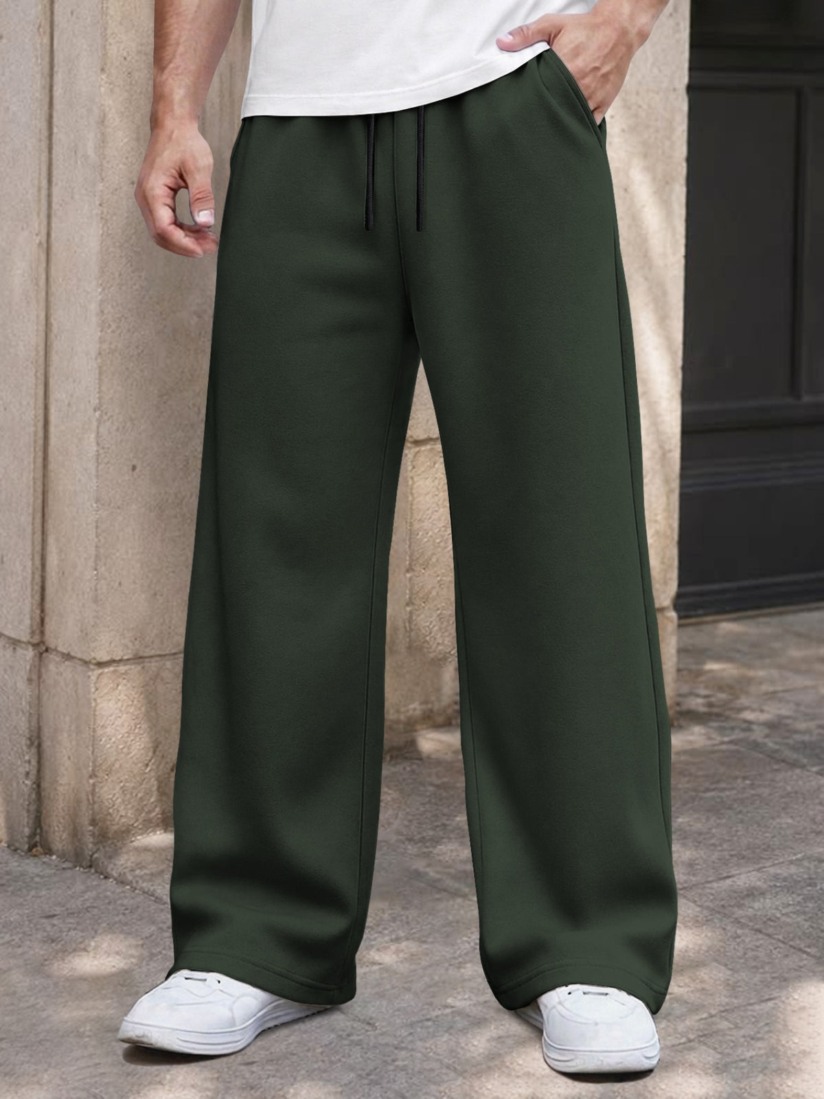Men Plain Baggy Track Pants - 9 Color Variants