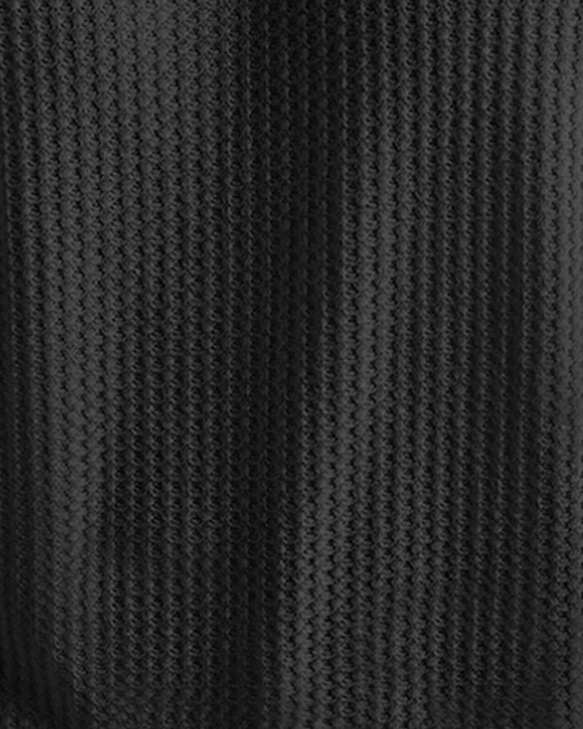 (Pack Of 2) Men Red & Black Textured Polo Half Sleeve Waffle T-shirts