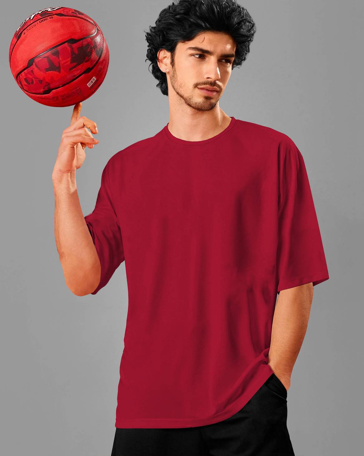 Men Oversized Tshirts : Solid and Printed