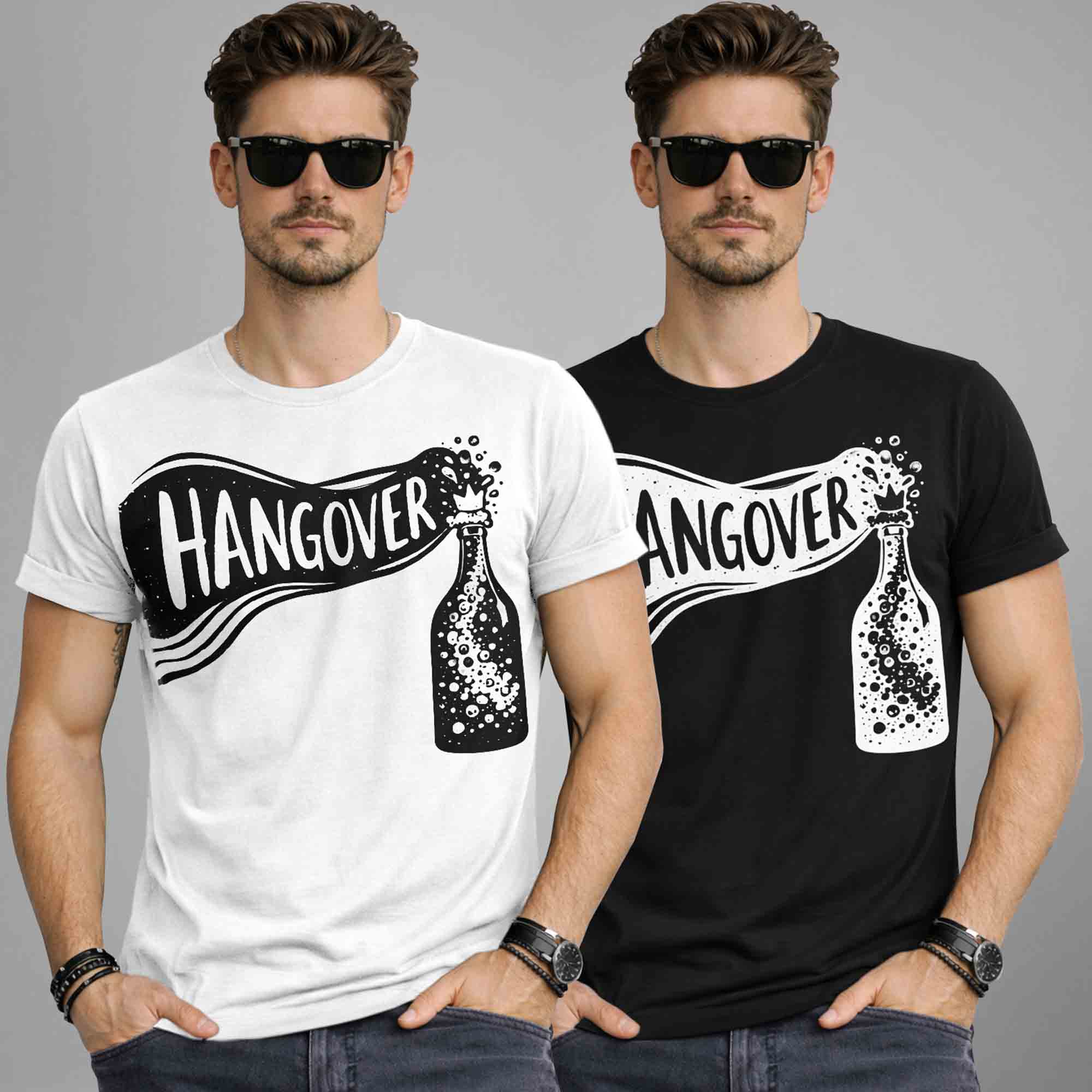 Pack Of 2 Graphics Printed Men Half Sleeve Combo T-shirts - 16 Variants