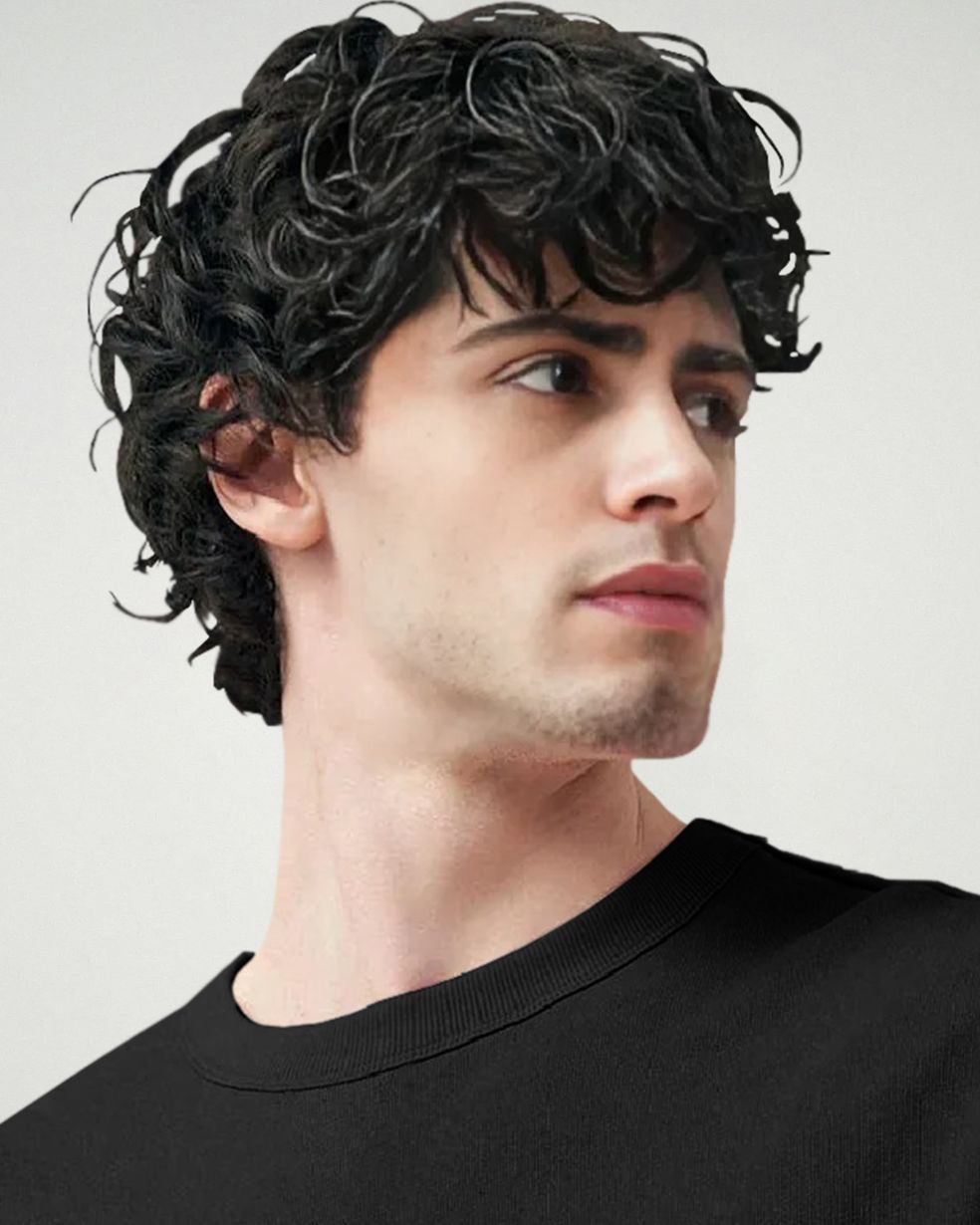 (Pack Of 2) Men Printed White & Black Oversized T-shirts