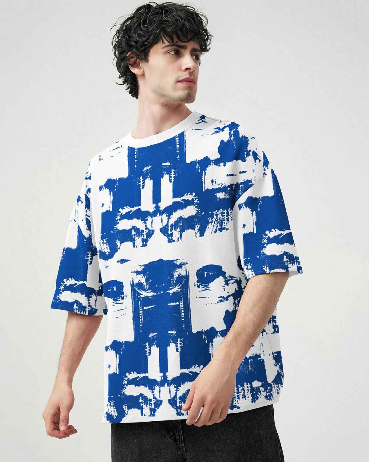 Men Solid / Printed Oversized T-shirts