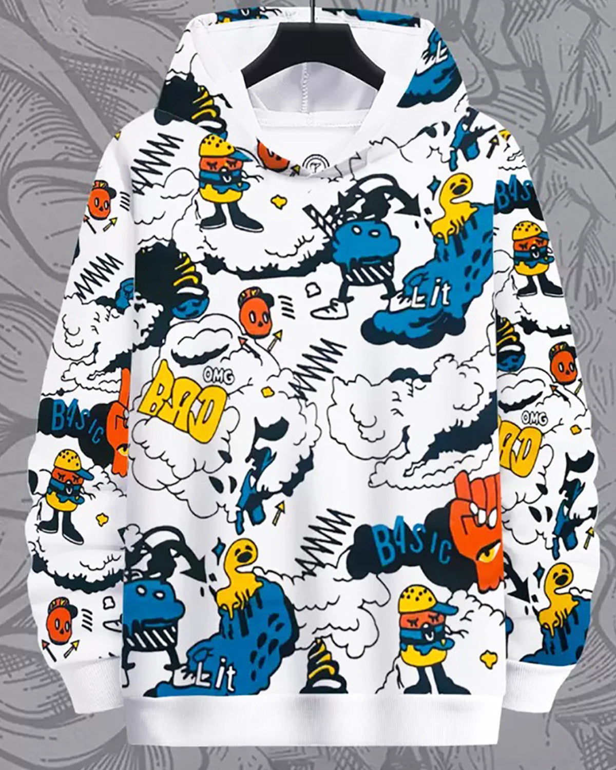 OMG Basic White Sweatshirt TRIPR