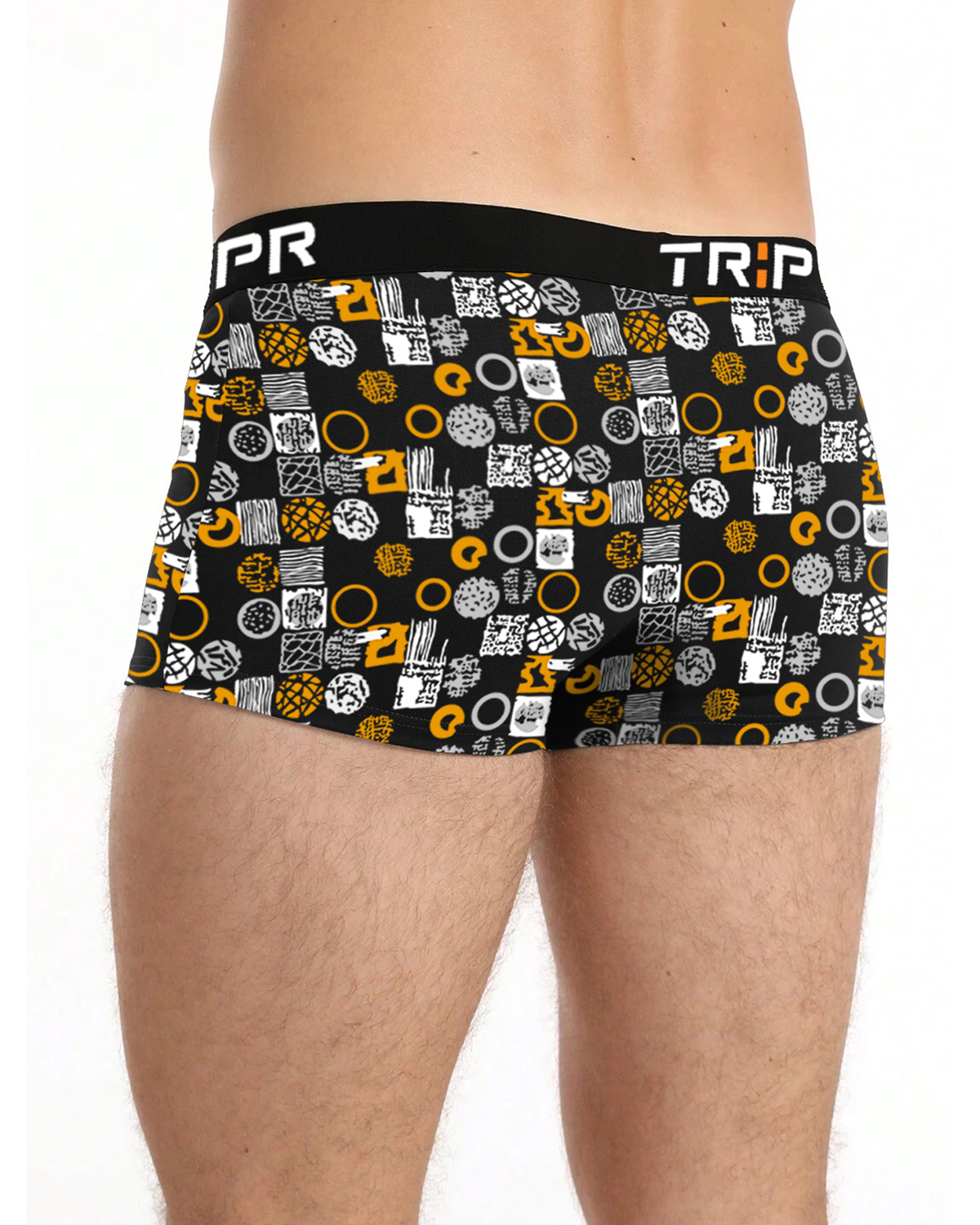 Men Black Printed Trunk