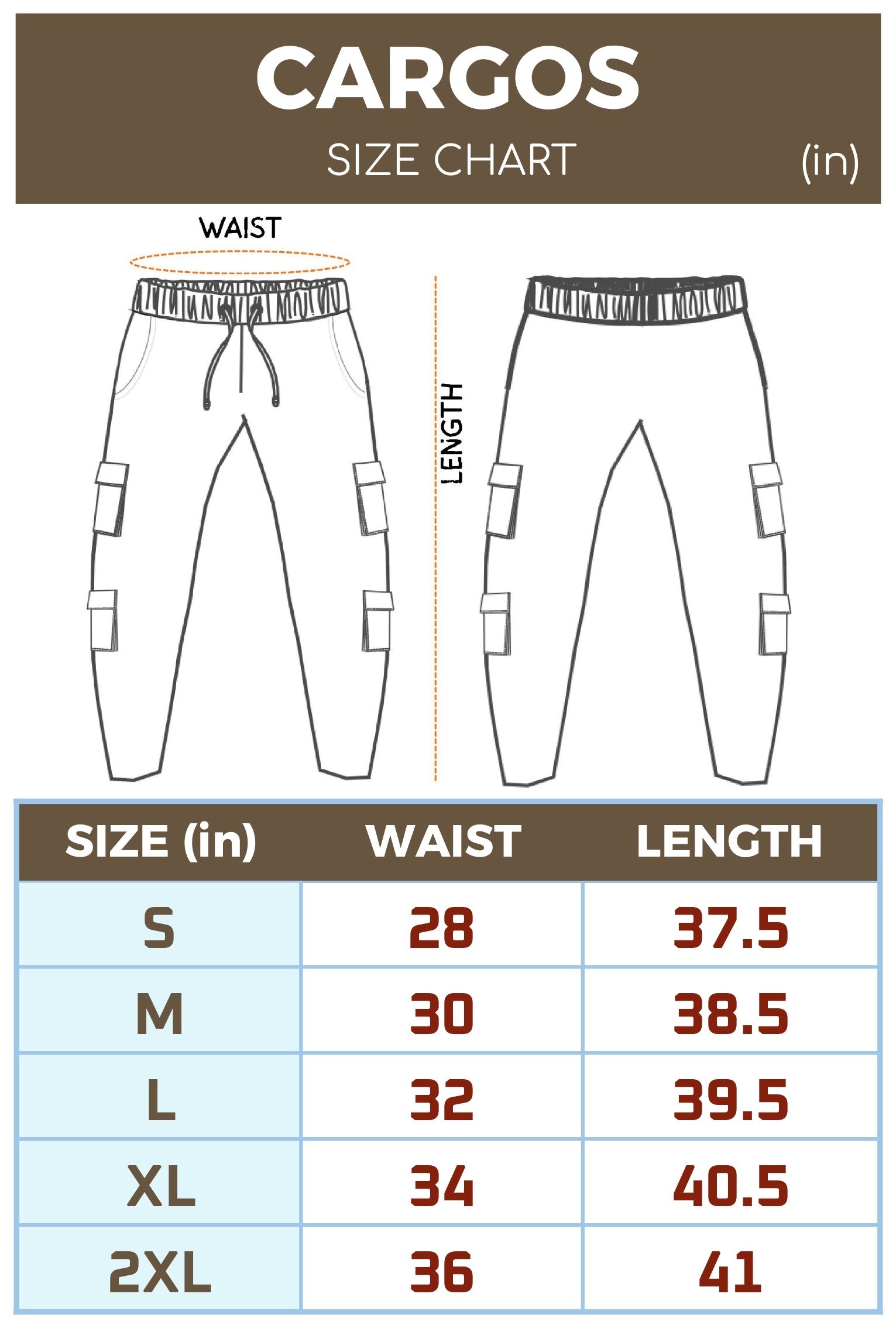 Mens White Cargo Trousers