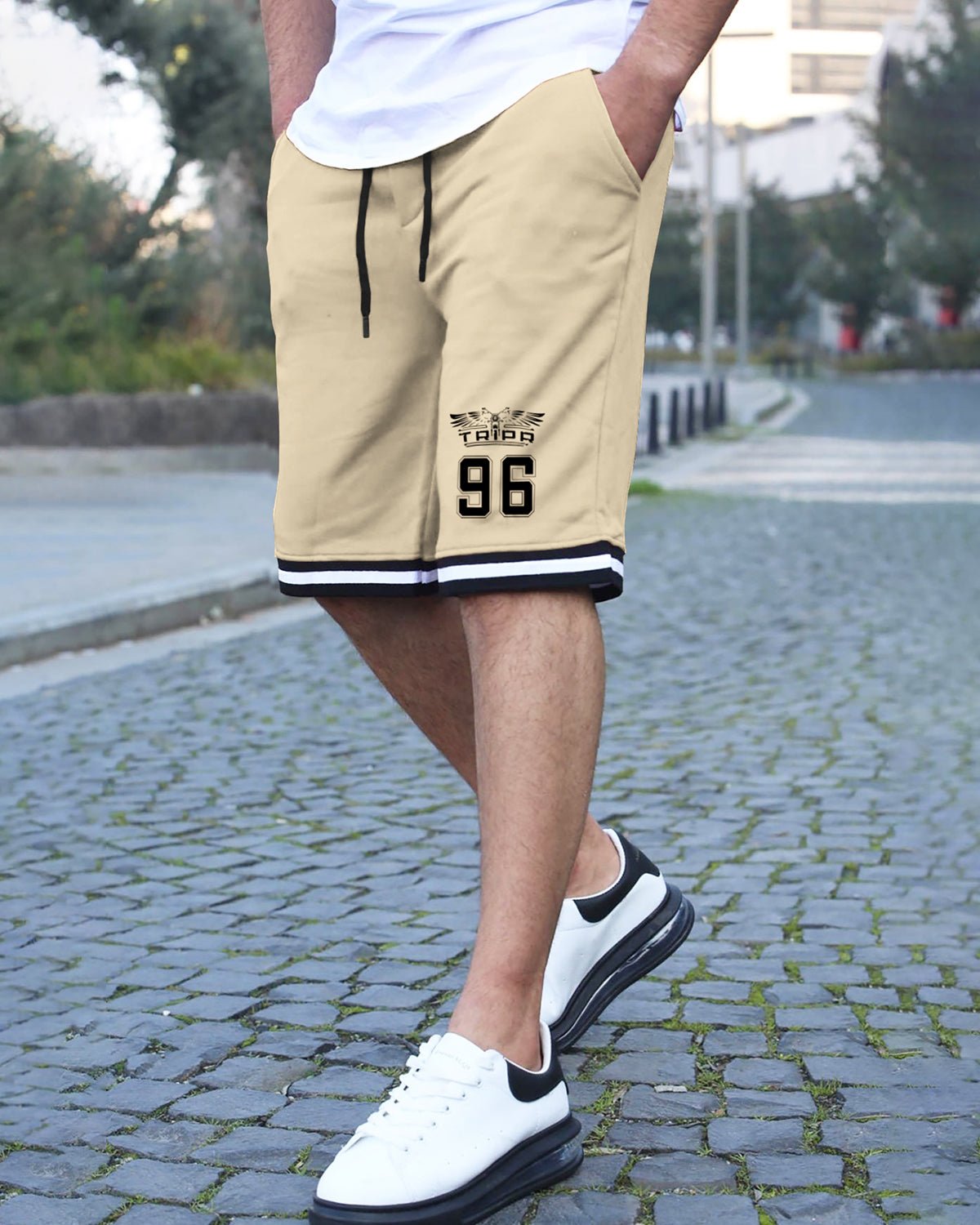 Buy Knee Length Shorts For Men Khaki Knee Length Shorts Online TRIPR