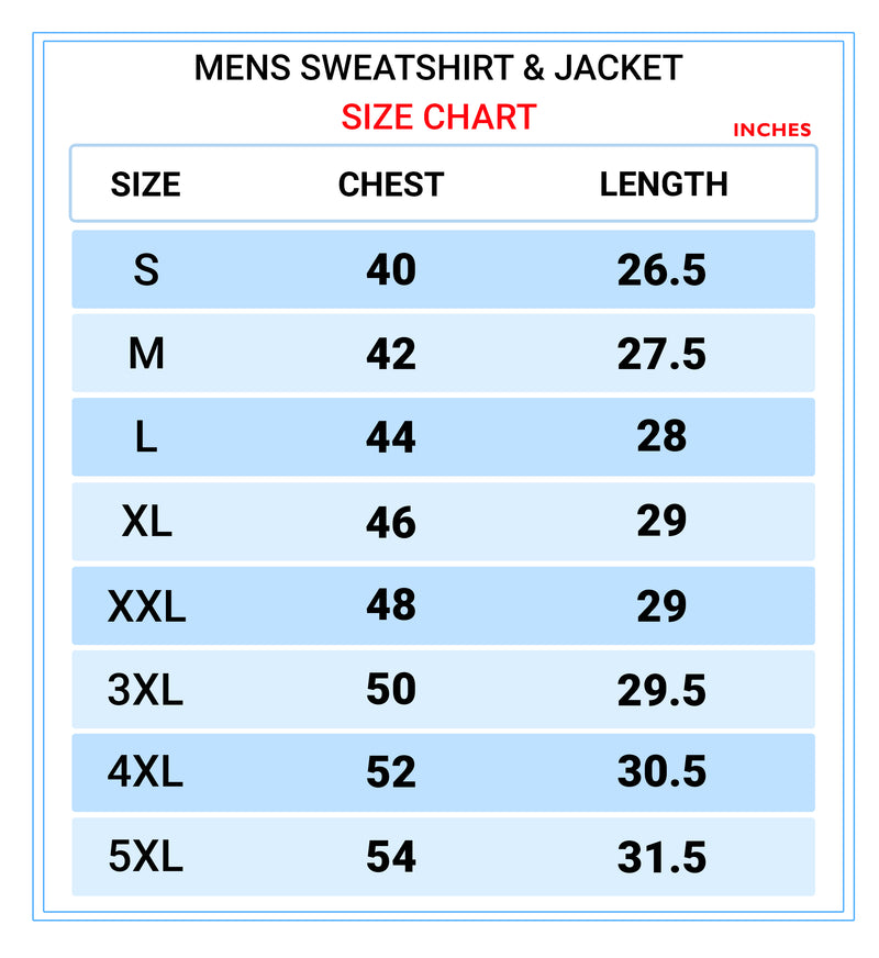 Full Sleeve Printed Men's Sweatshirt