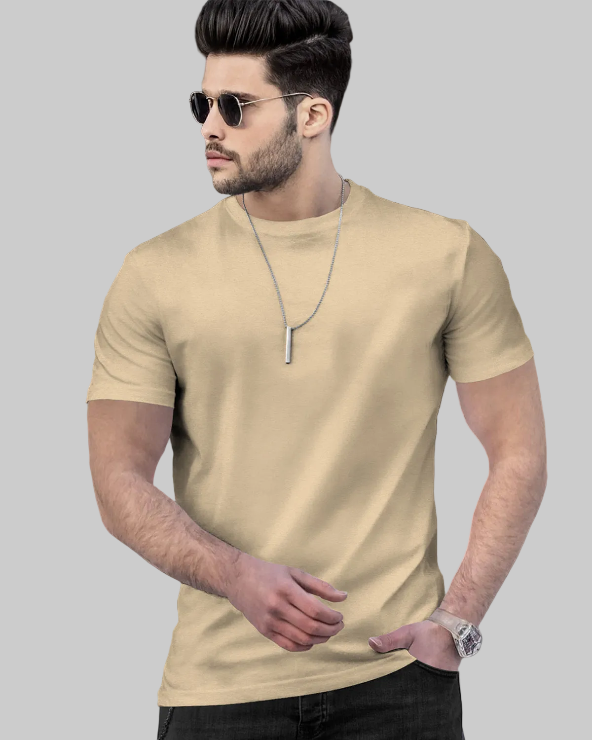 plain tshirt for men