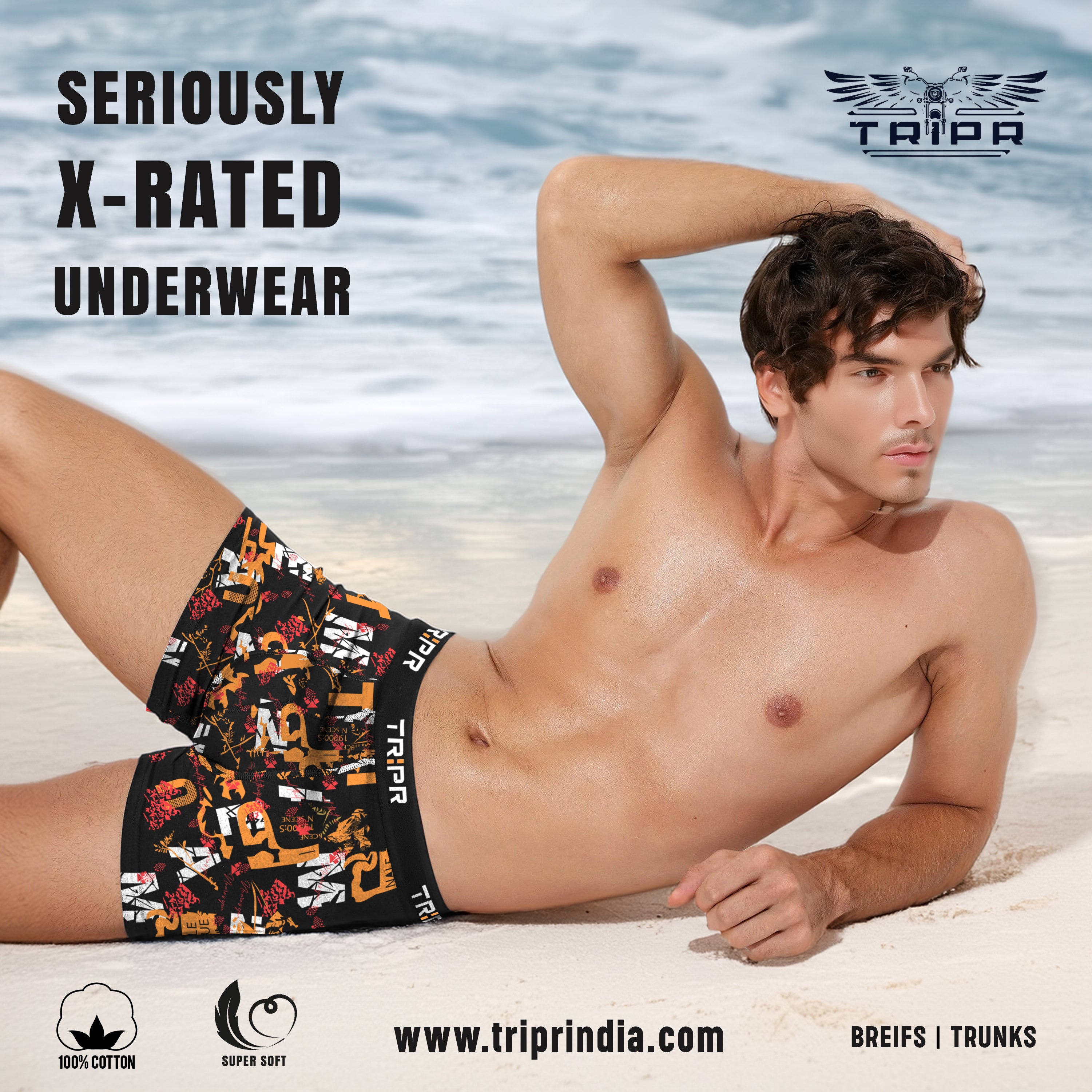 Trunks Innerware Buy Men's Trunks & Trunks Combo for ₹299 Online – TRIPR