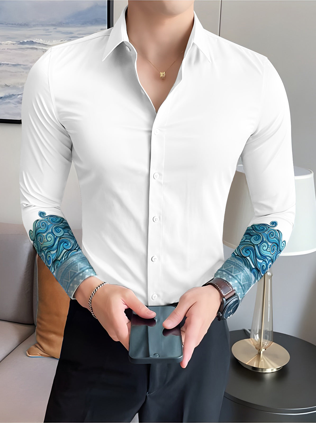 part wear shirt for men