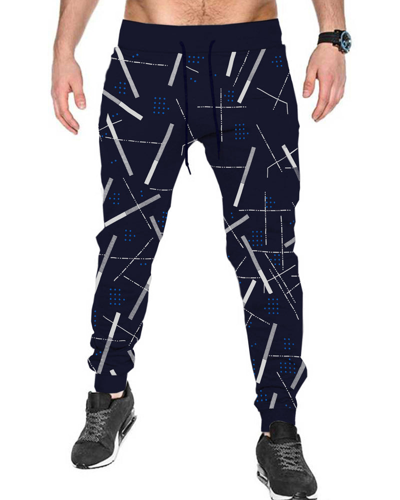 NEW URBAN OUTFITTERS MENS PANTS LARGE PRINTED PULL-ON STRAIGHT FIT GRAFFITI  CHIN | eBay
