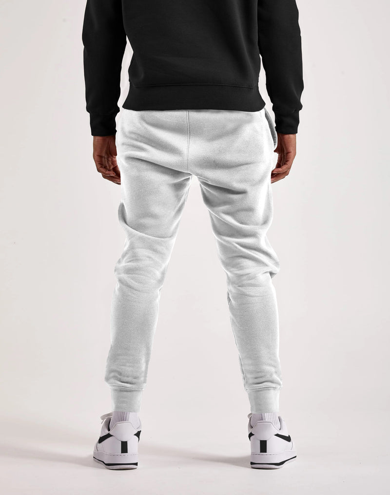 Men Grey Cuffed Loopknit Jogger Pant