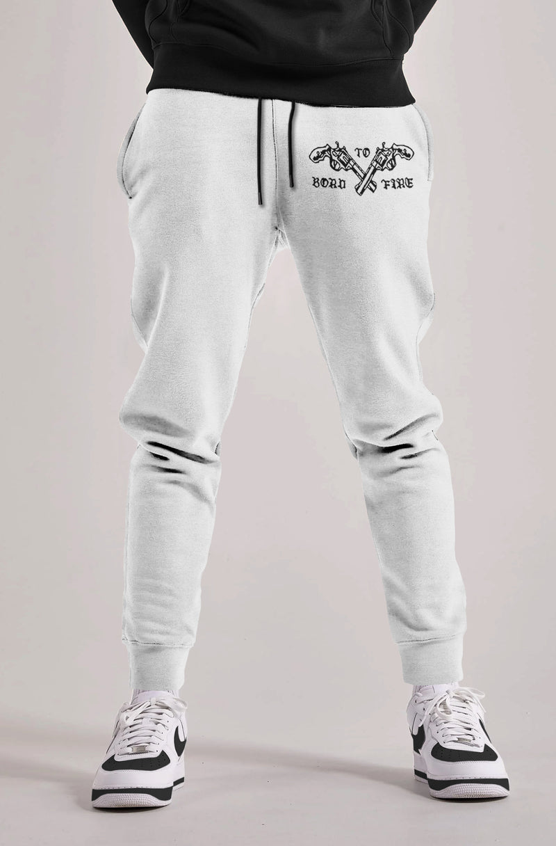 men Printed loopknit Jogger / Grey