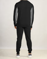 Men Multicolor Black Grey | Black Tracksuit