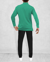 mens tracksuit MINT GREEN-BLACK