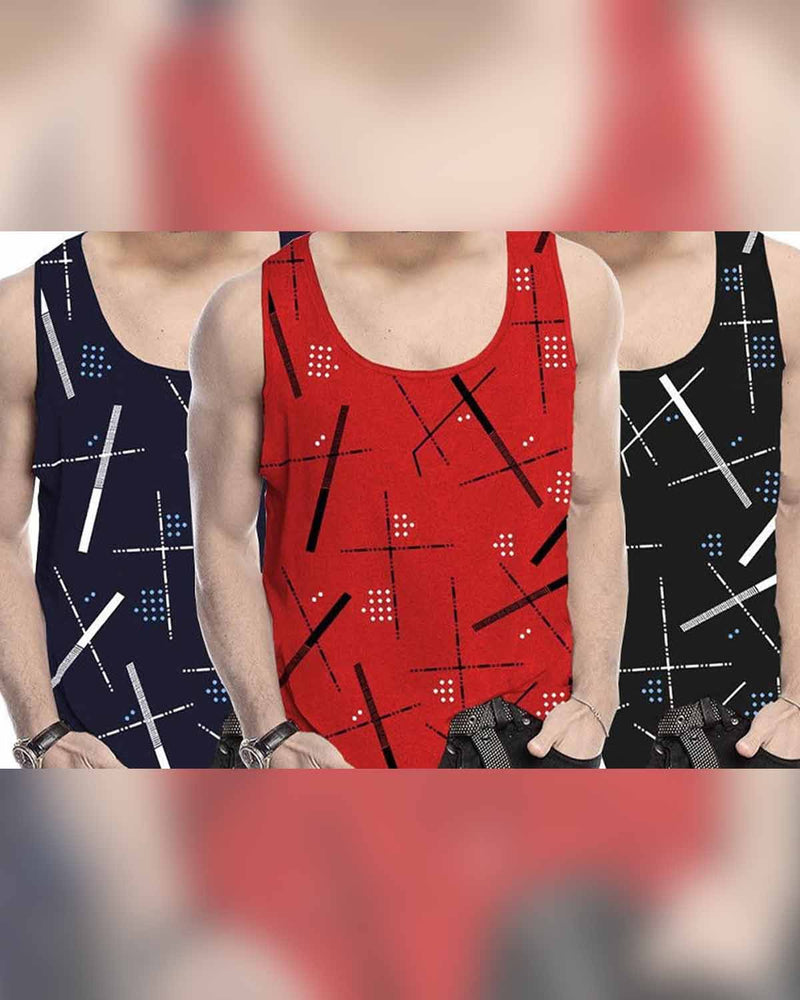 Men Vest  (Pack of 3)